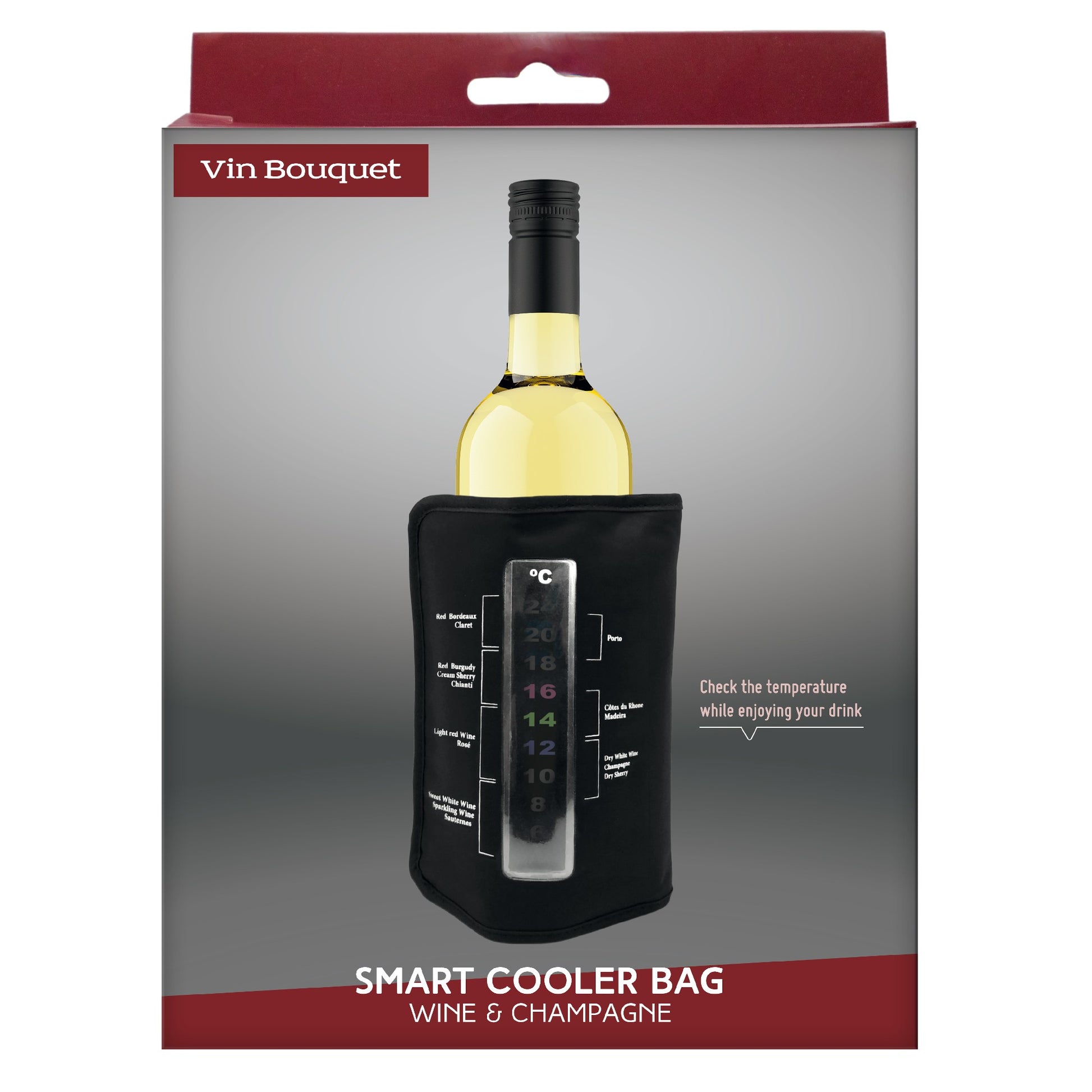 Funda Enfriadora para Vino con Termómetro