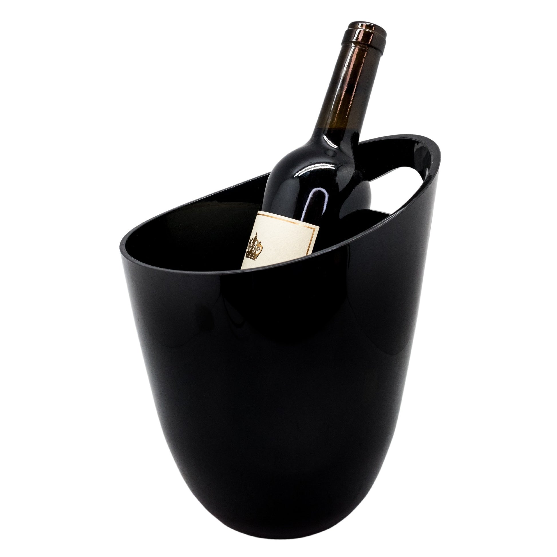 Cubitera Cubo Enfriador Negro / 1 Botella