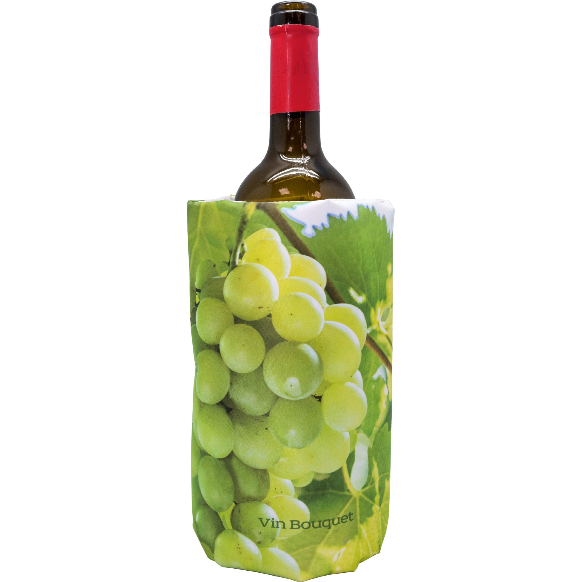 Funda Enfriadora Estampada para Botellas Uvas Verdes