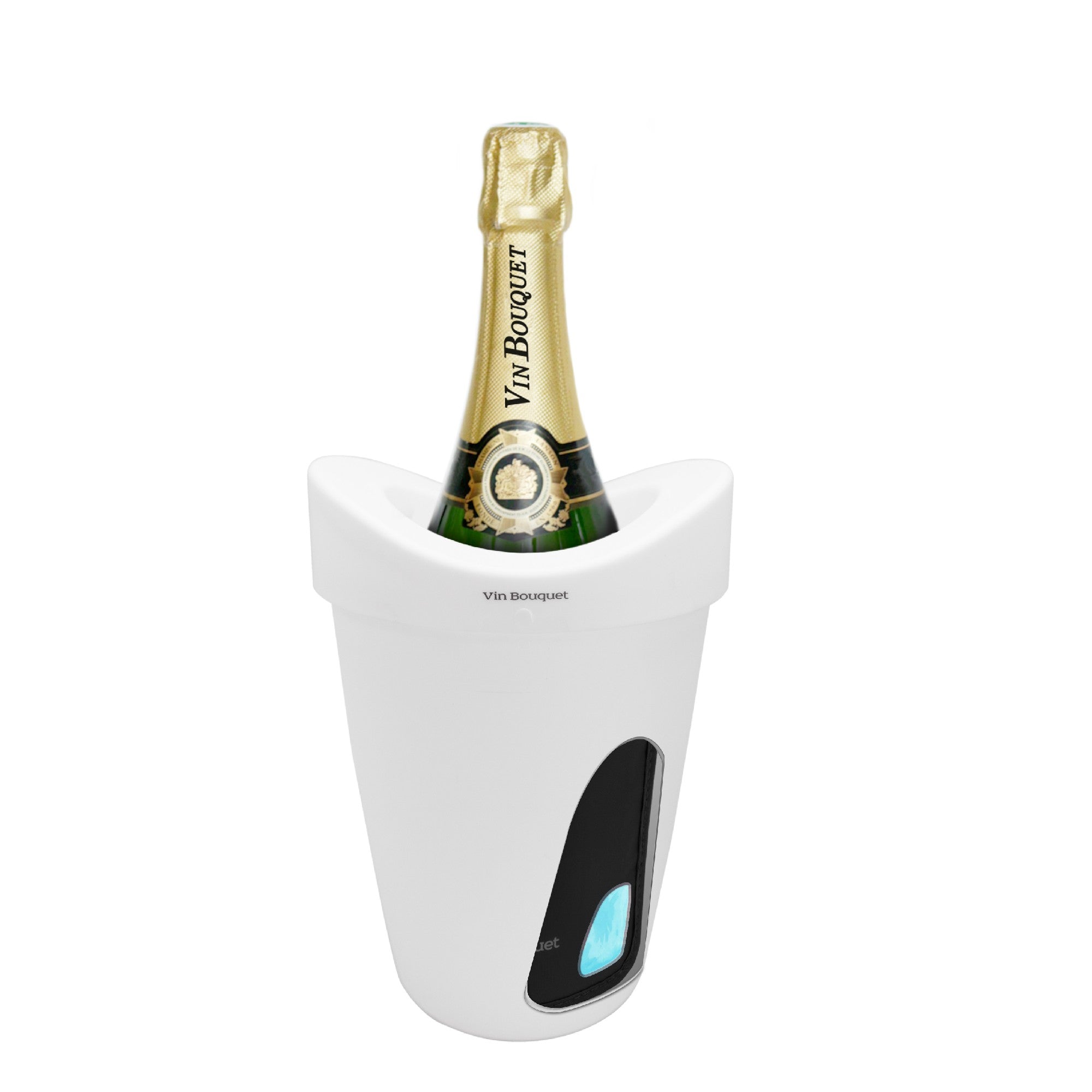 Cubitera Enfriadora de Vino con Funda Blanco,Negro