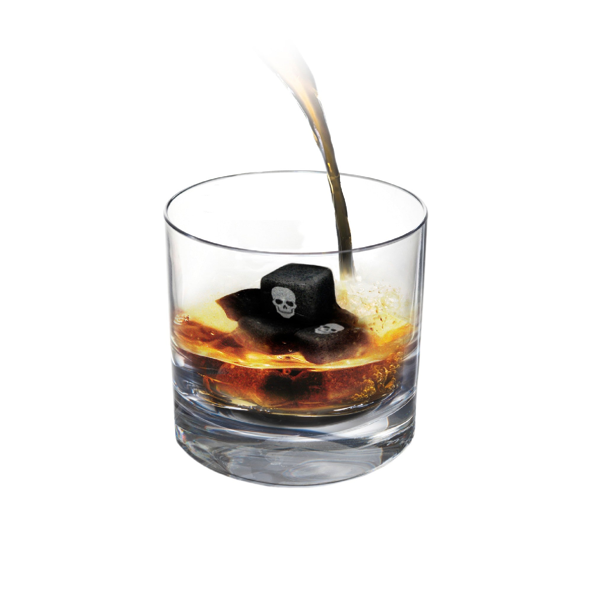 Cubitos de calavera para enfriar bebidas 9 unidades