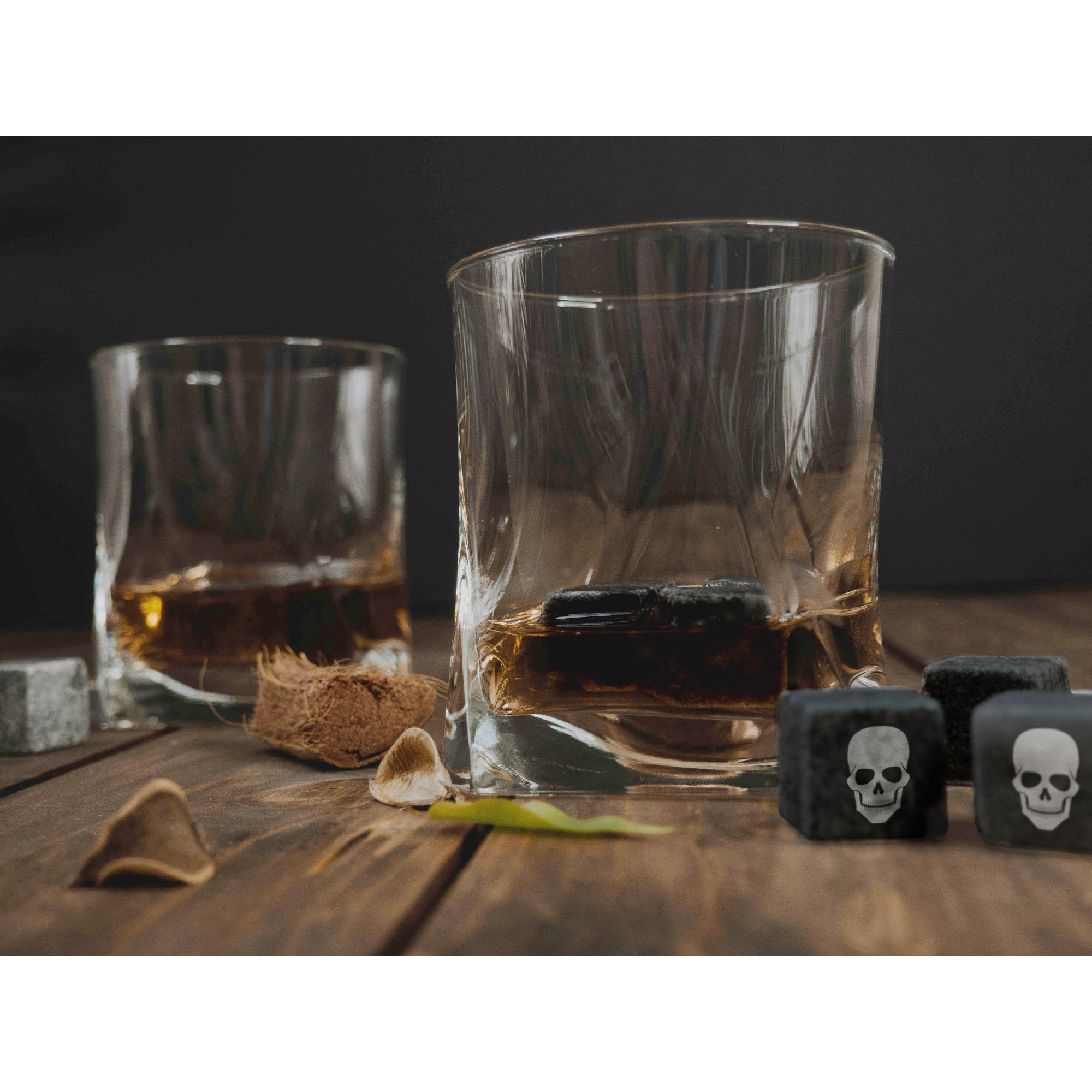 Cubitos de calavera para enfriar bebidas 9 unidades