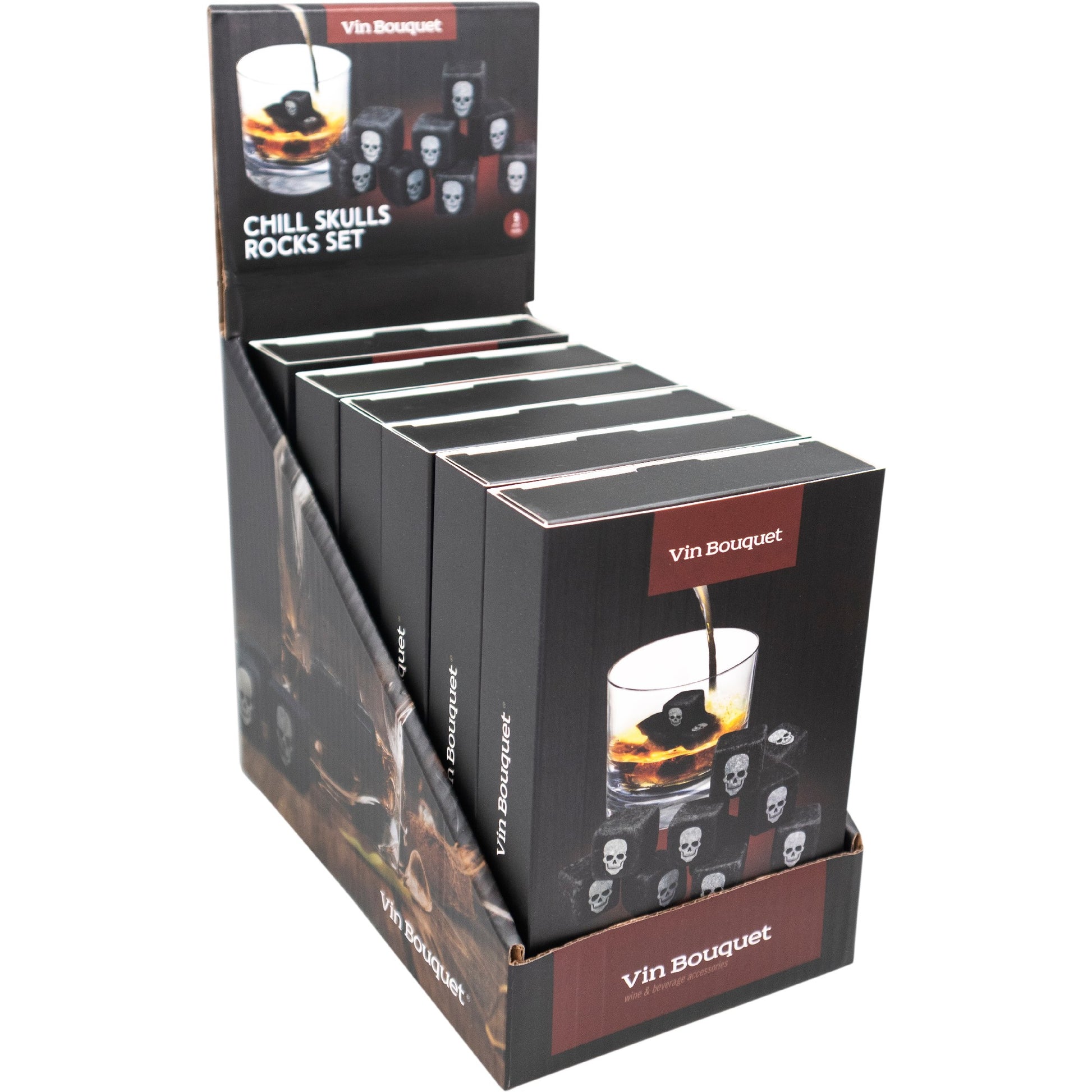 Cubitos de calavera para enfriar bebidas 9 unidades