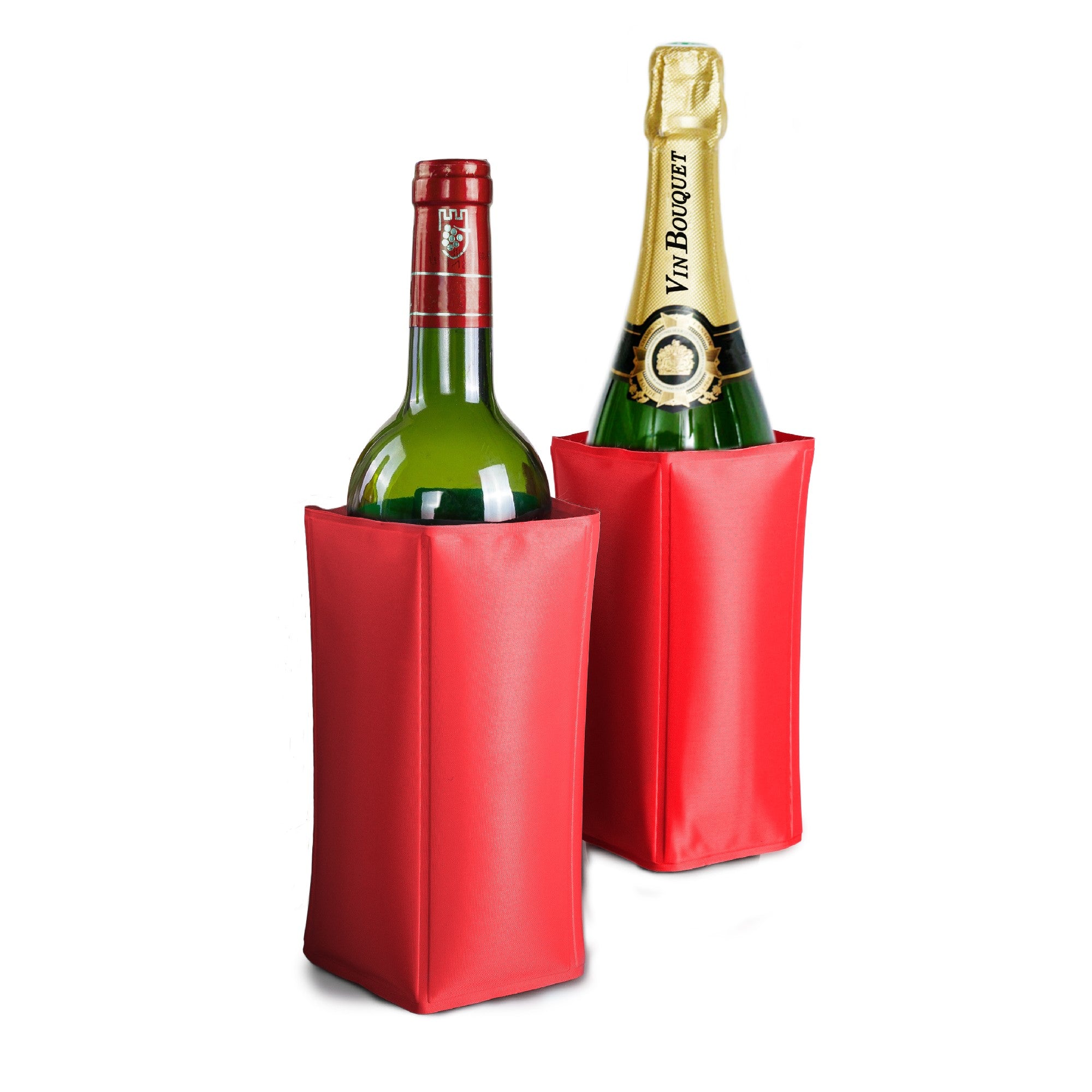 Funda Enfriadora con Gel para Botellas Rojo