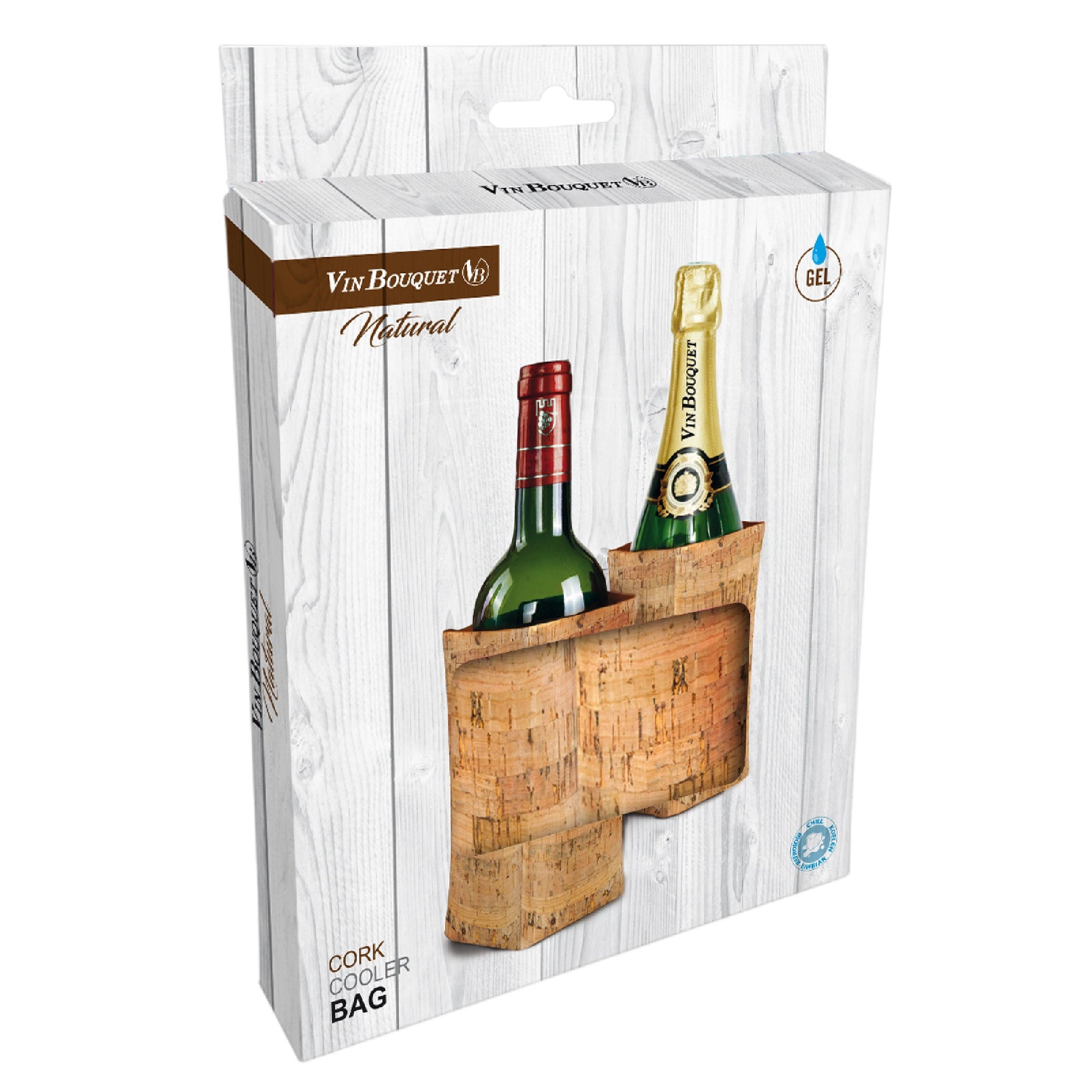 Funda Enfriadora de Corcho Natural para Vino