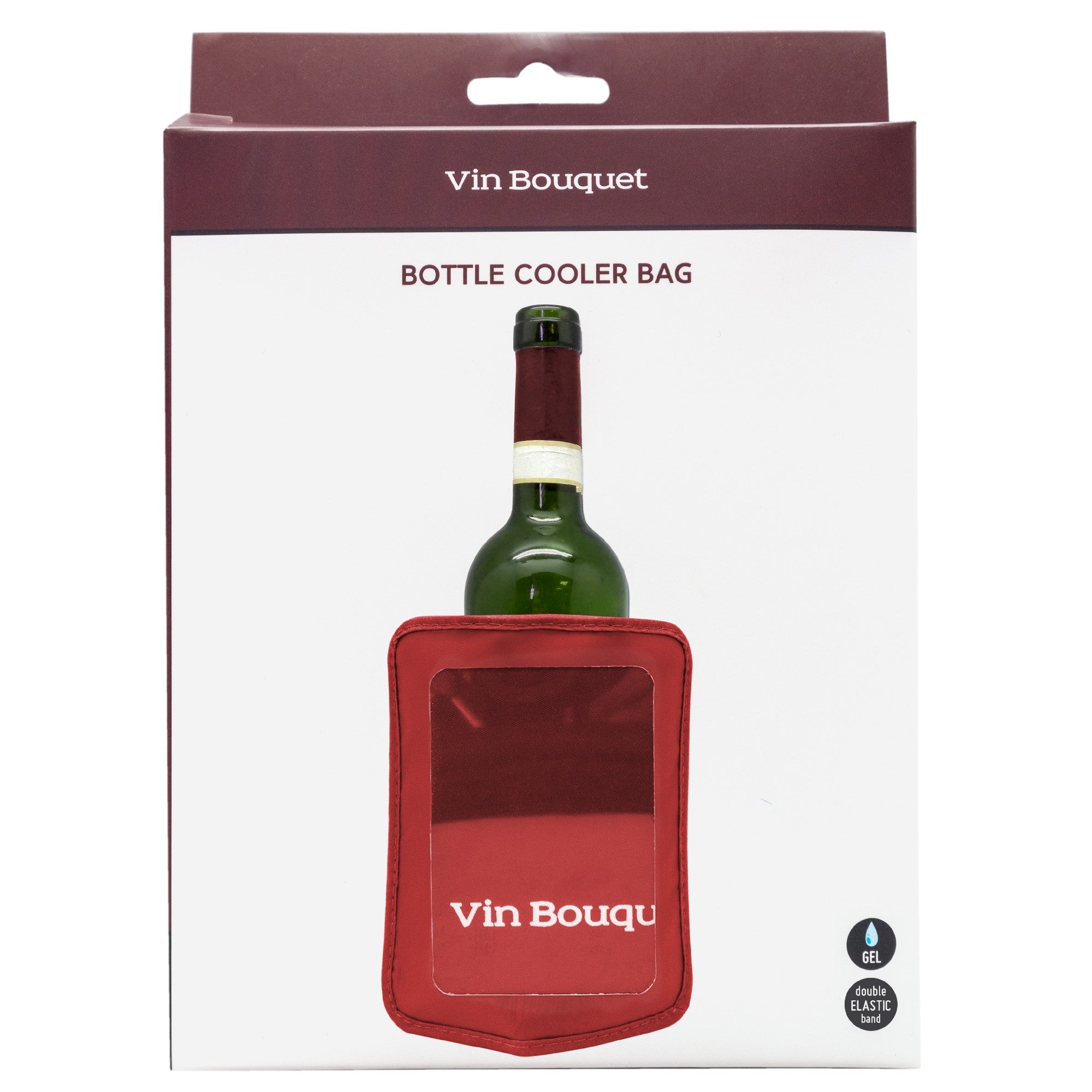 Funda Enfriadora Pro para Botellas de Vino Burdeos,Negro,Plateado,Rojo,Azul,Blanco