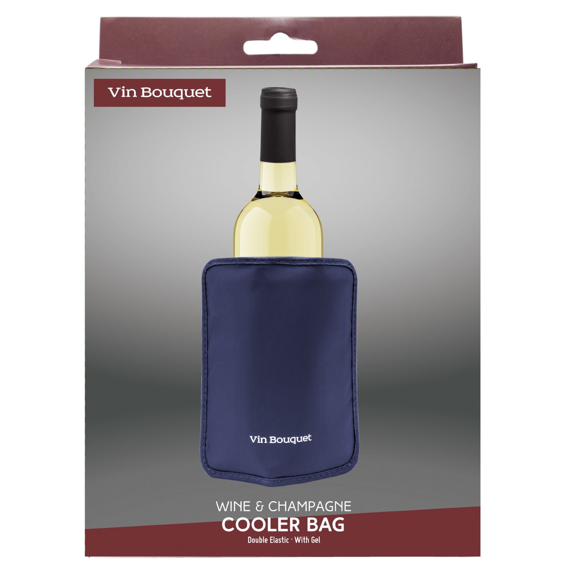 Funda Enfriadora Pro para Botellas de Vino Burdeos,Negro,Plateado,Rojo,Azul,Blanco