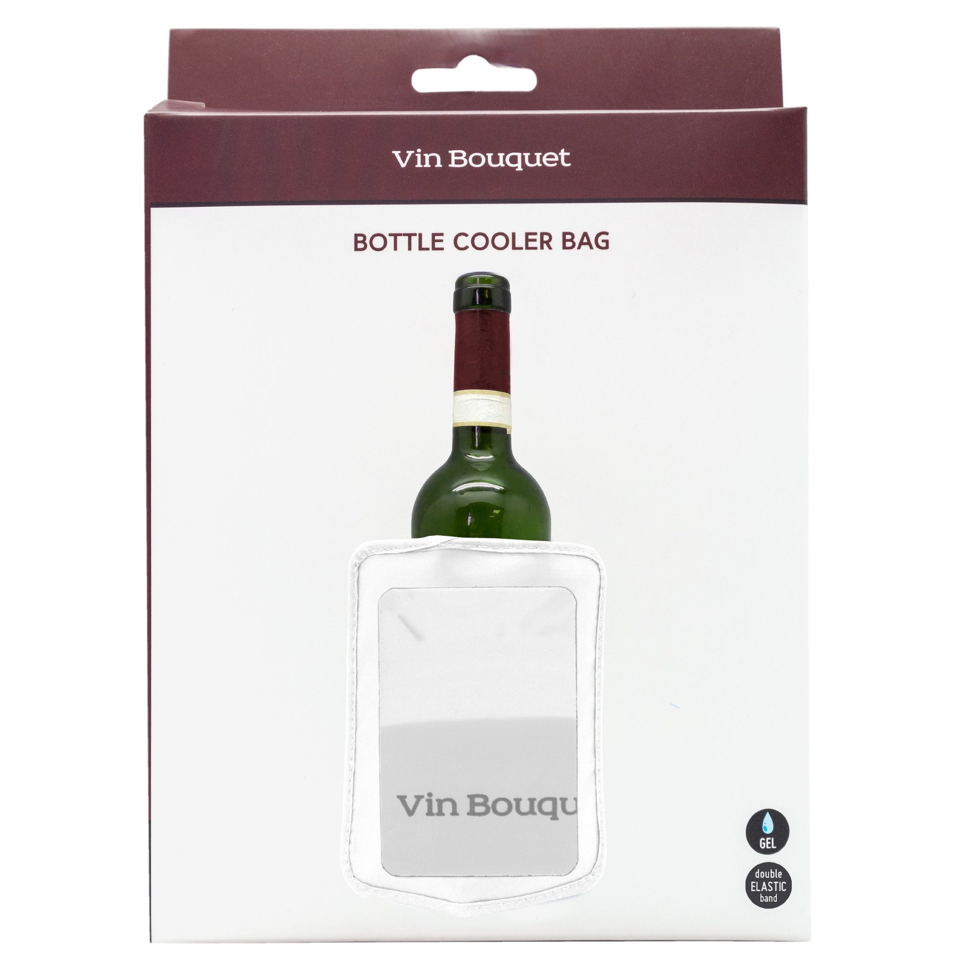 Funda Enfriadora Pro para Botellas de Vino Burdeos,Negro,Plateado,Rojo,Azul,Blanco