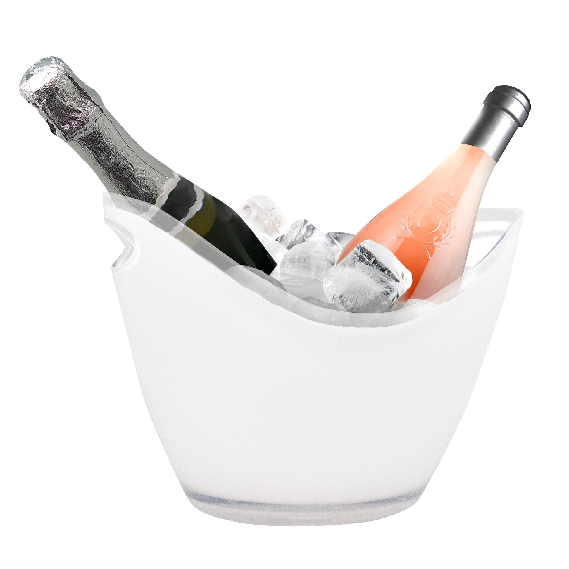 Cubitera Cubo Enfriador Blanco / 2 Botellas