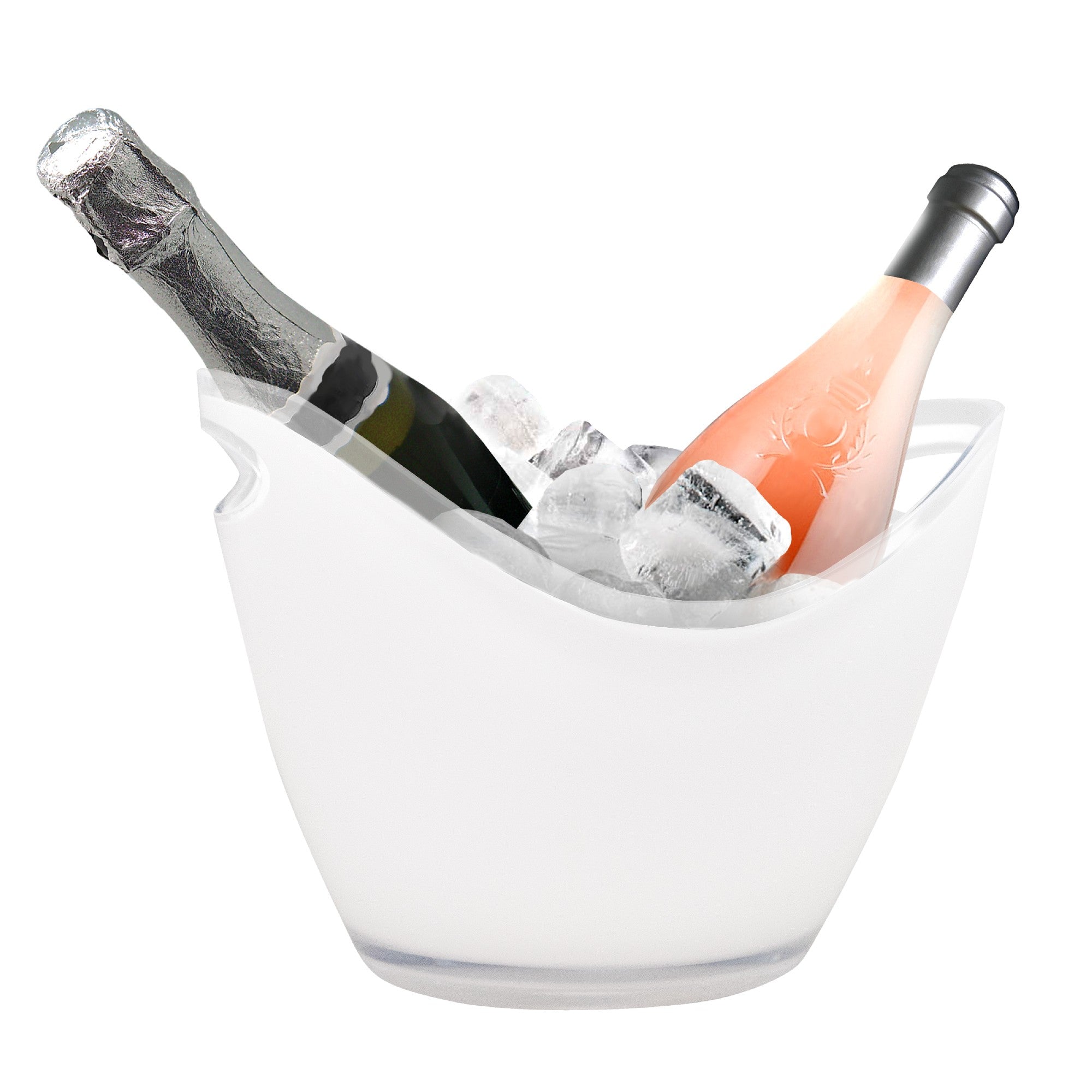 Cubitera Cubo Enfriador Blanco / 2 Botellas