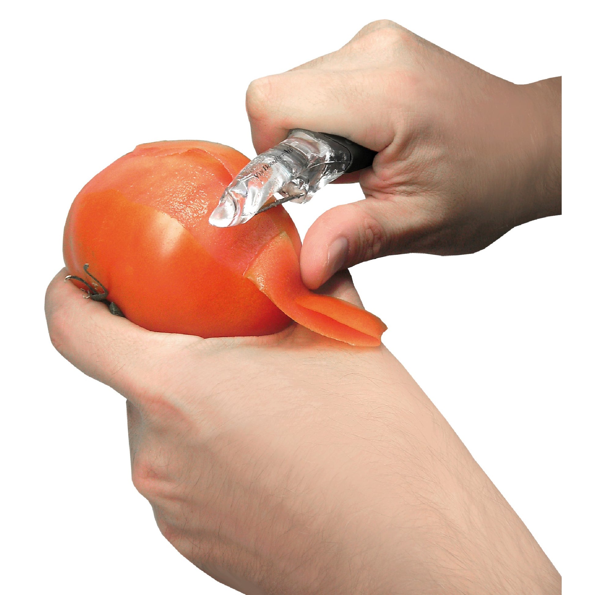 Pelador serrado con cuchilla de acero inoxidable