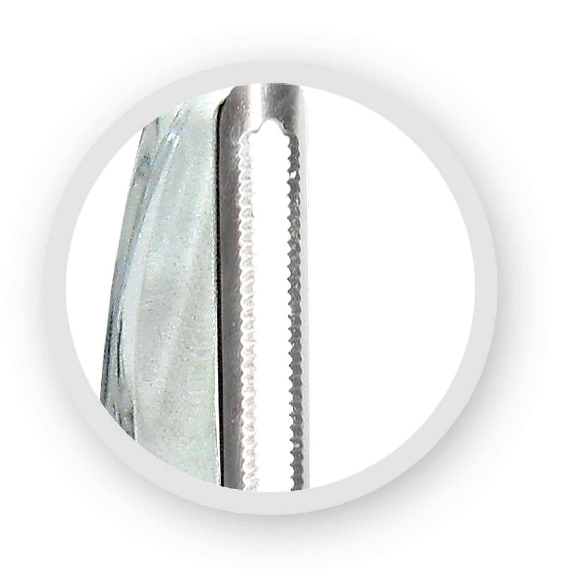 Pelador serrado con cuchilla de acero inoxidable