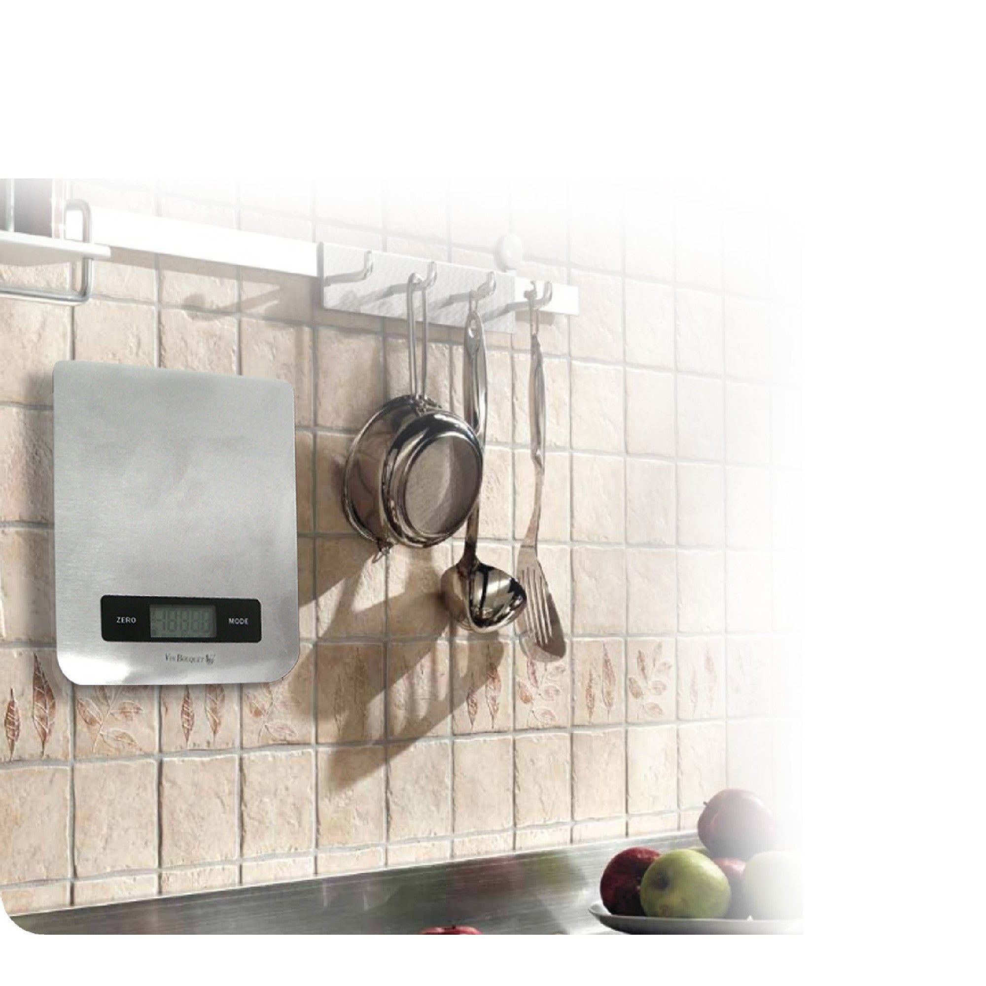 Báscula digital de cocina en acero inoxidable 5 kg