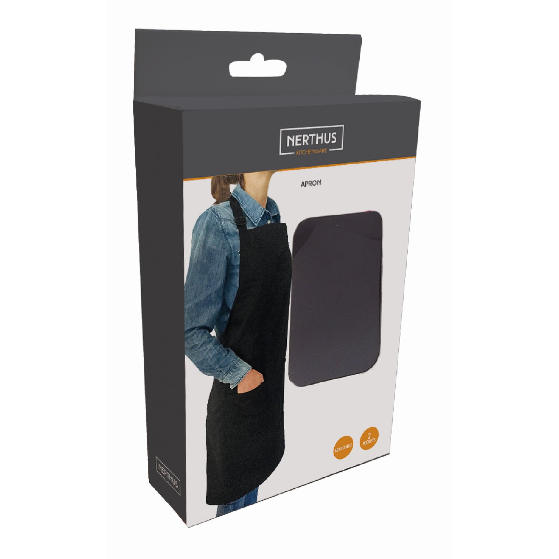 Mandil de cocina en tejido de nylon resistente