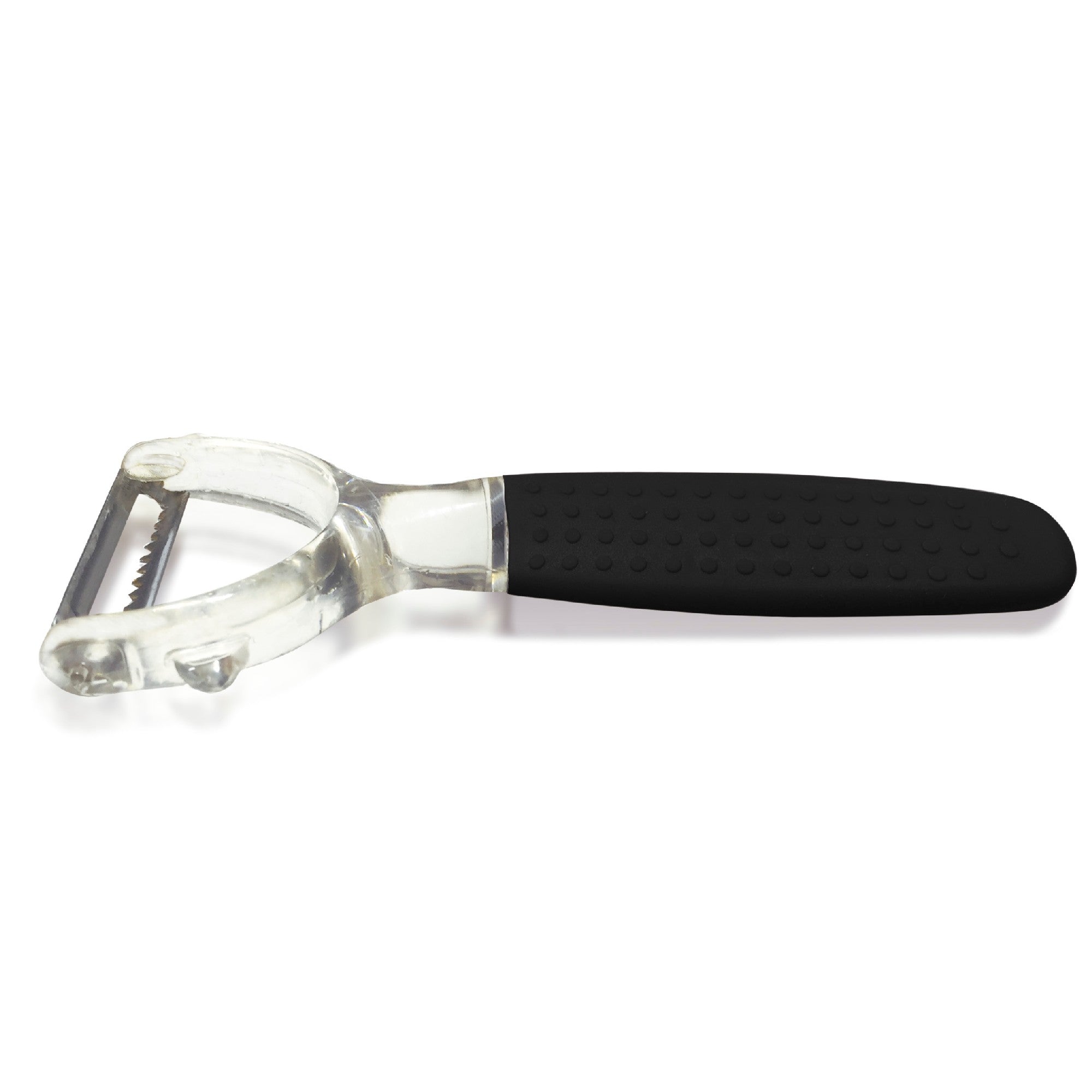 Pelador Y con cuchilla lisa y mango ergonómico