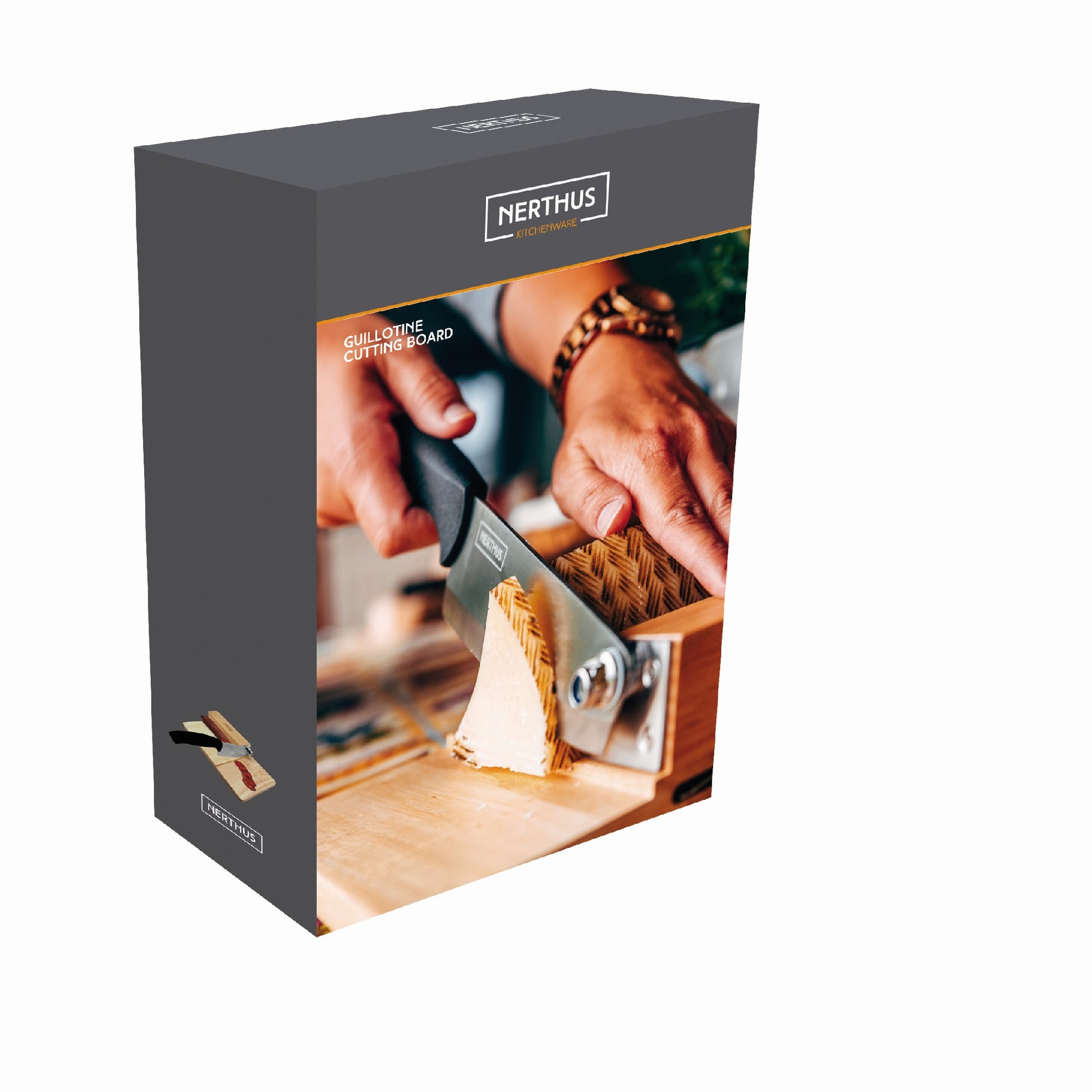 Guillotina de corte con tabla de madera