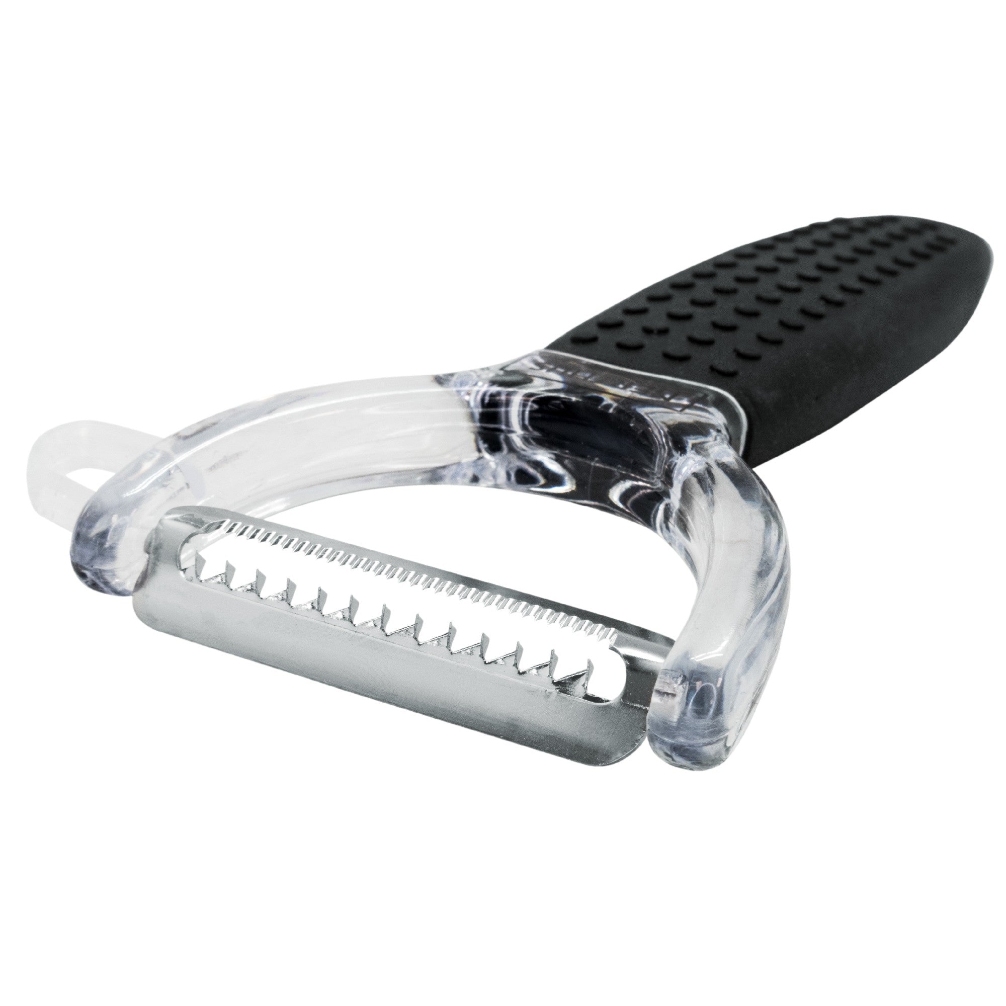 Pelador de cocina con cuchilla lisa y mango antideslizante