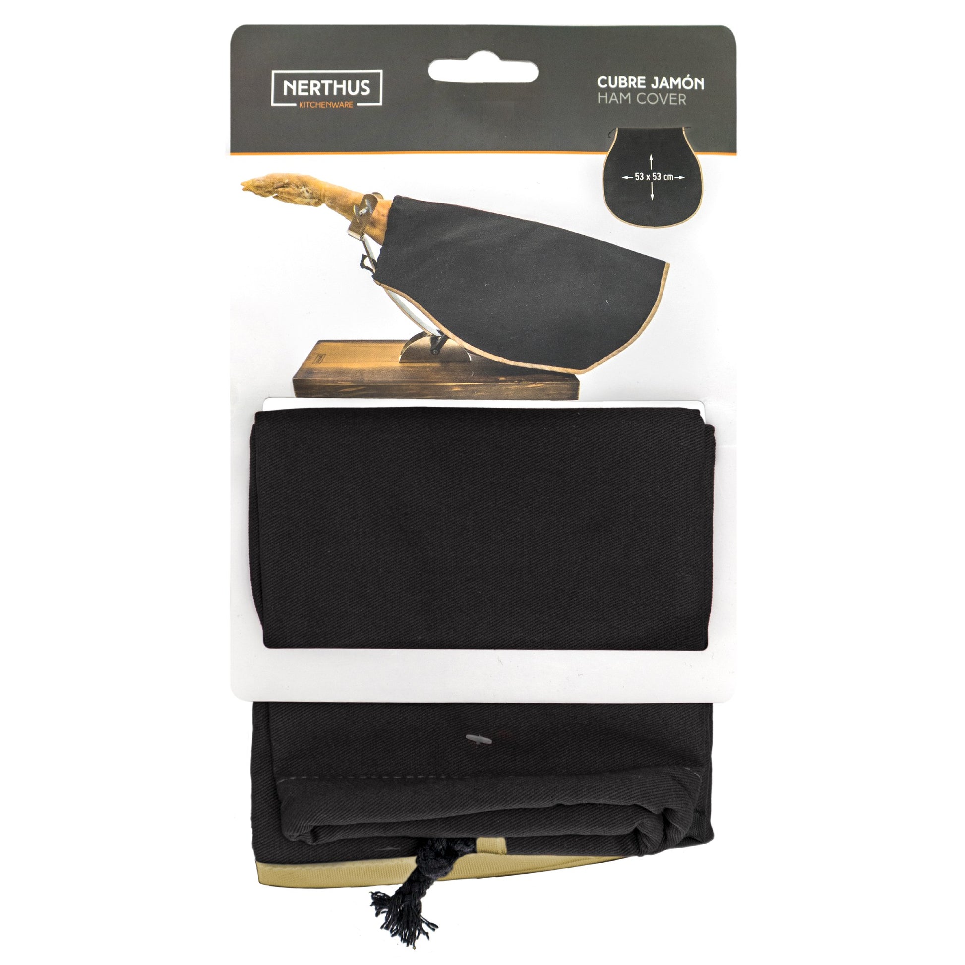 Cubre Jamón Transpirable Negro,Burdeos