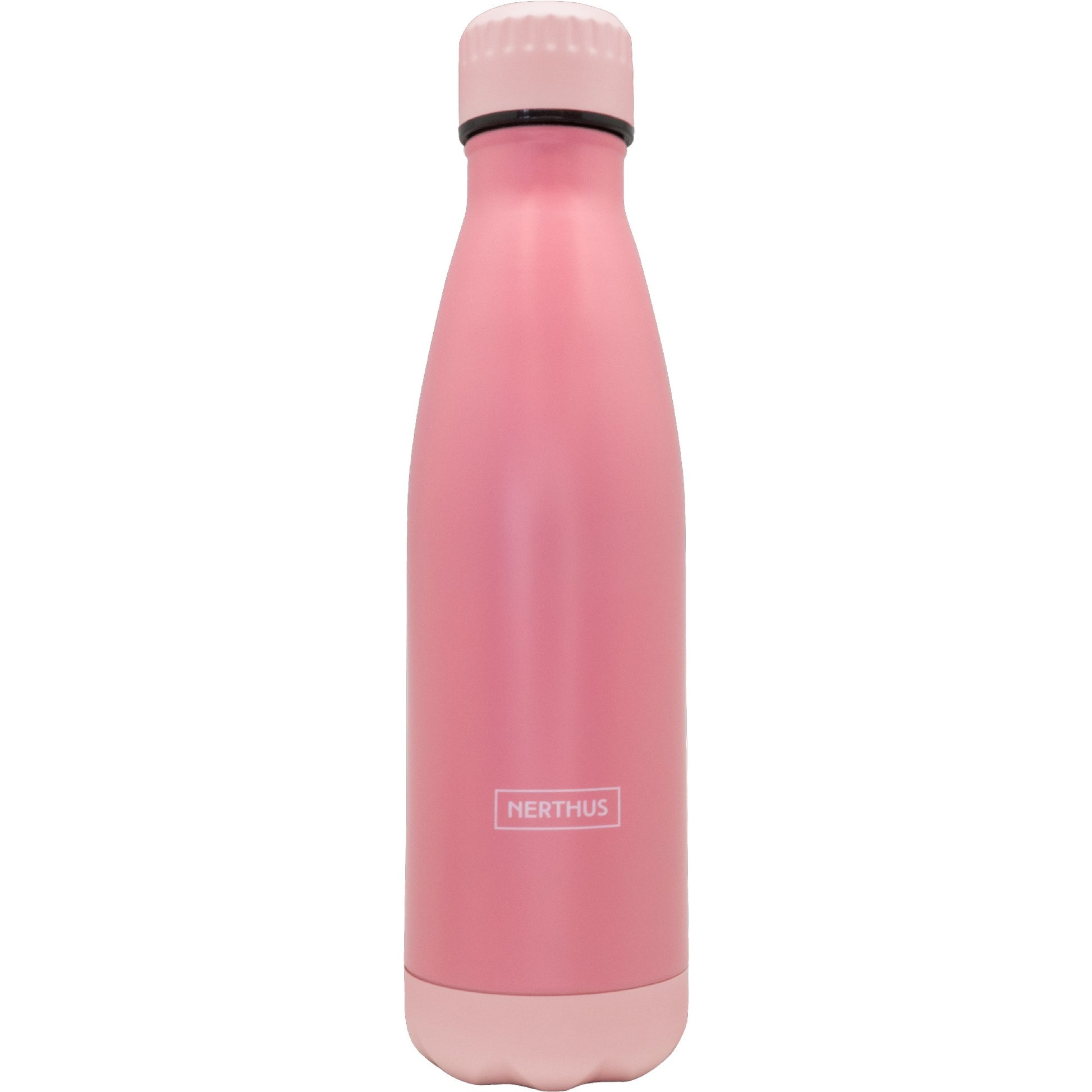 Botella Térmica Clásica de Acero Inoxidable – Doble Pared 500 ml / Rosa Metal