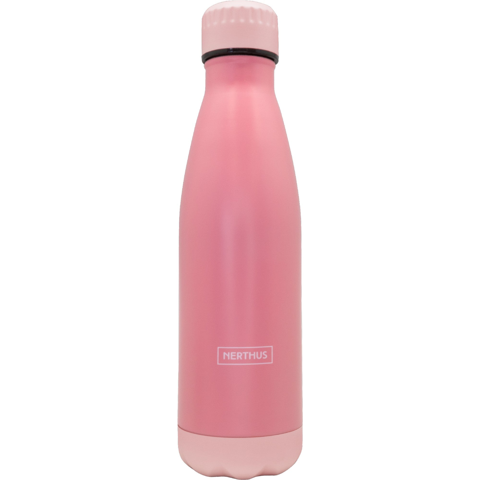 Botella Térmica Clásica de Acero Inoxidable – Doble Pared 500 ml / Rosa Metal
