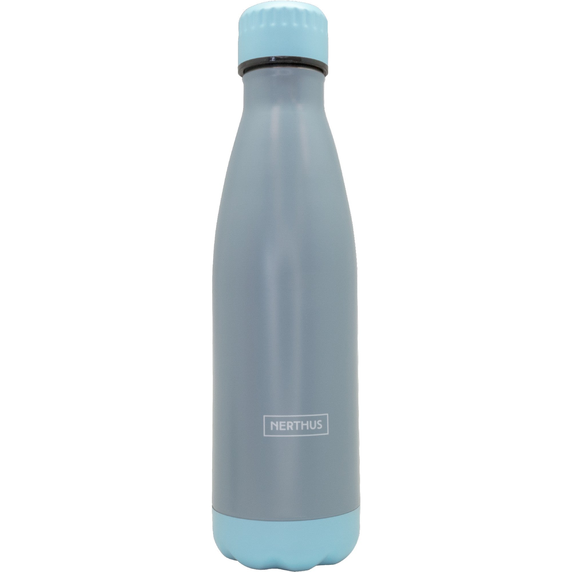 Botella Térmica Clásica de Acero Inoxidable – Doble Pared 500 ml / Gris Metal