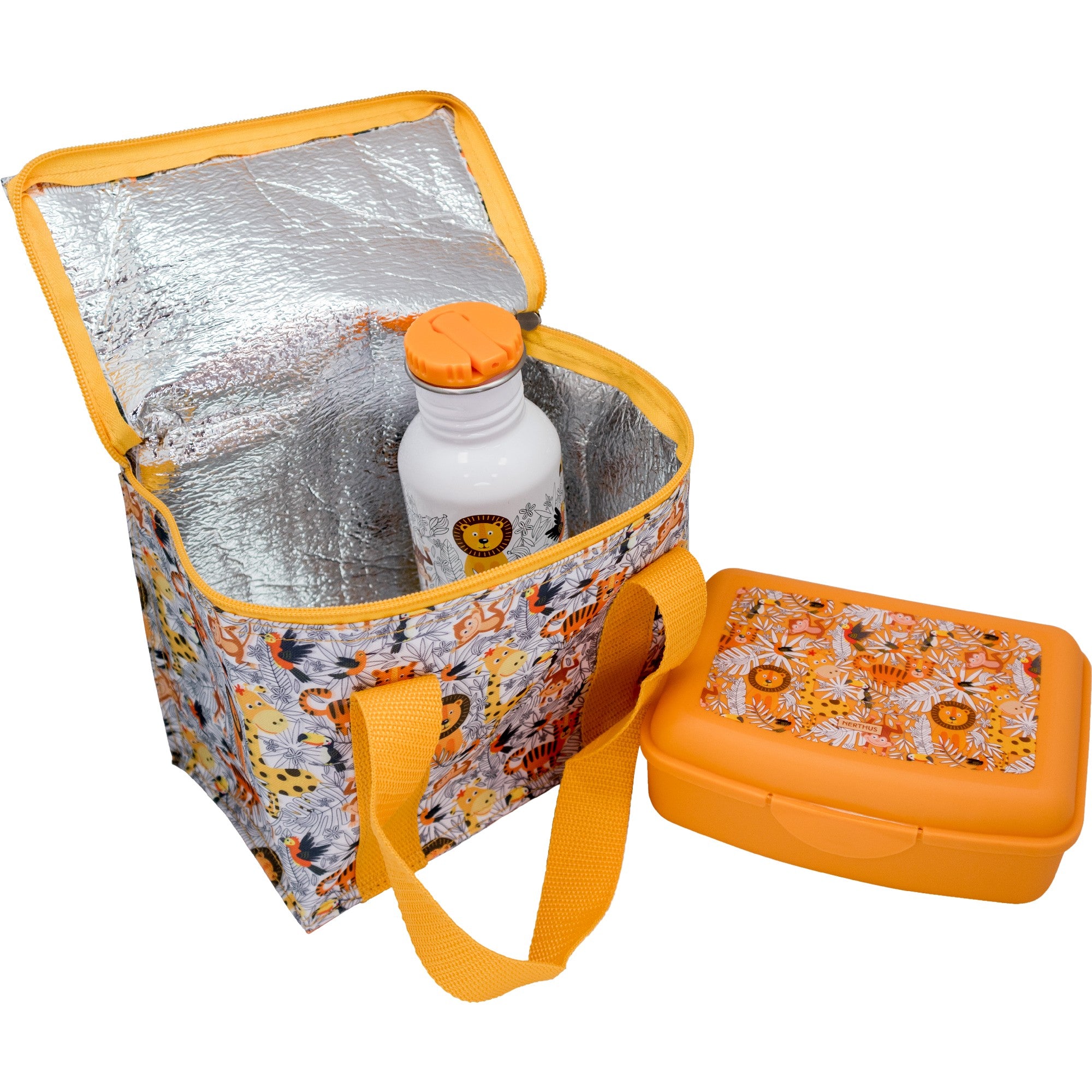Bolsa Térmica Infantil para Almuerzo Reutilizable Leones,Unicornios,Dinosaurios,Espacio
