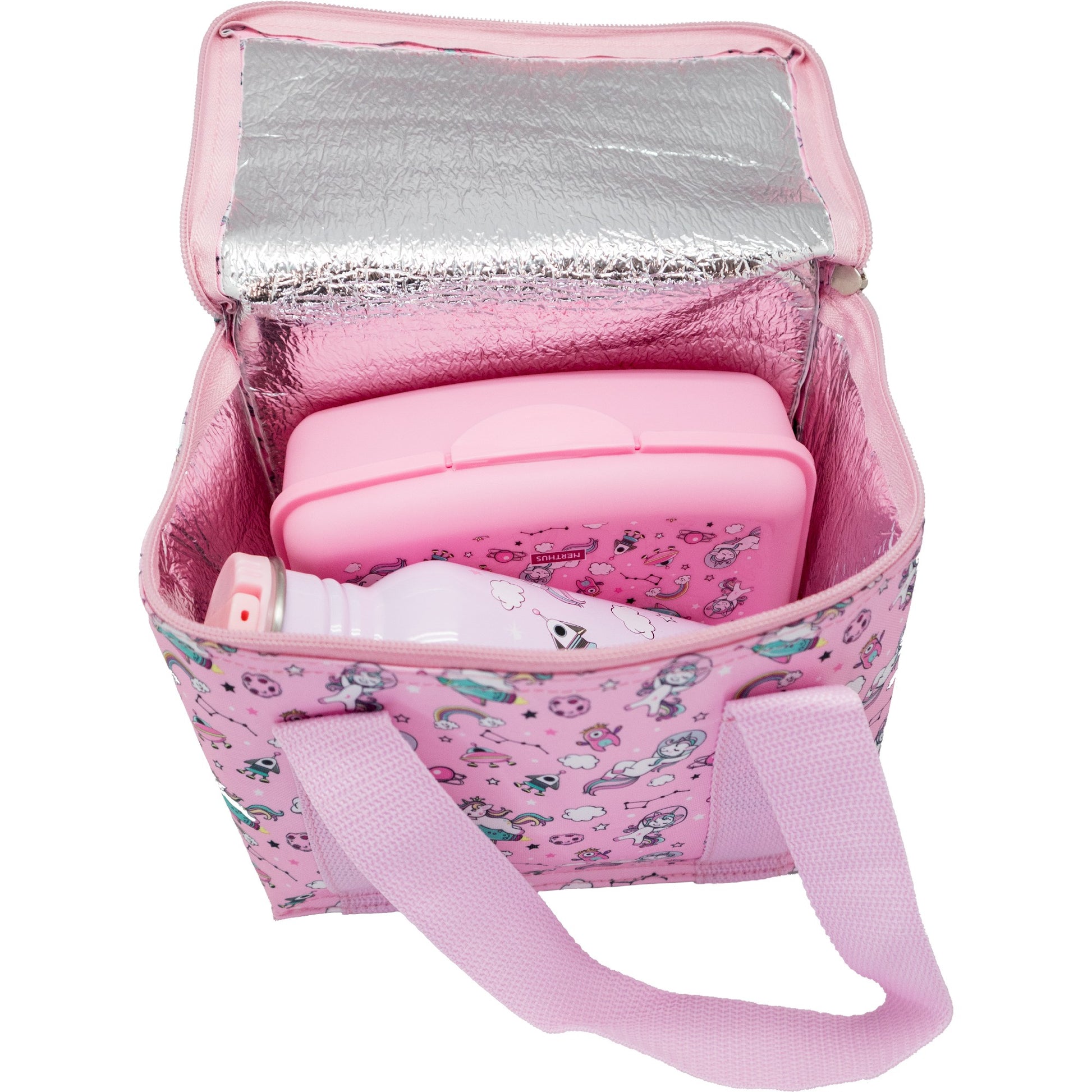 Bolsa Térmica Infantil para Almuerzo Reutilizable Leones,Unicornios,Dinosaurios,Espacio