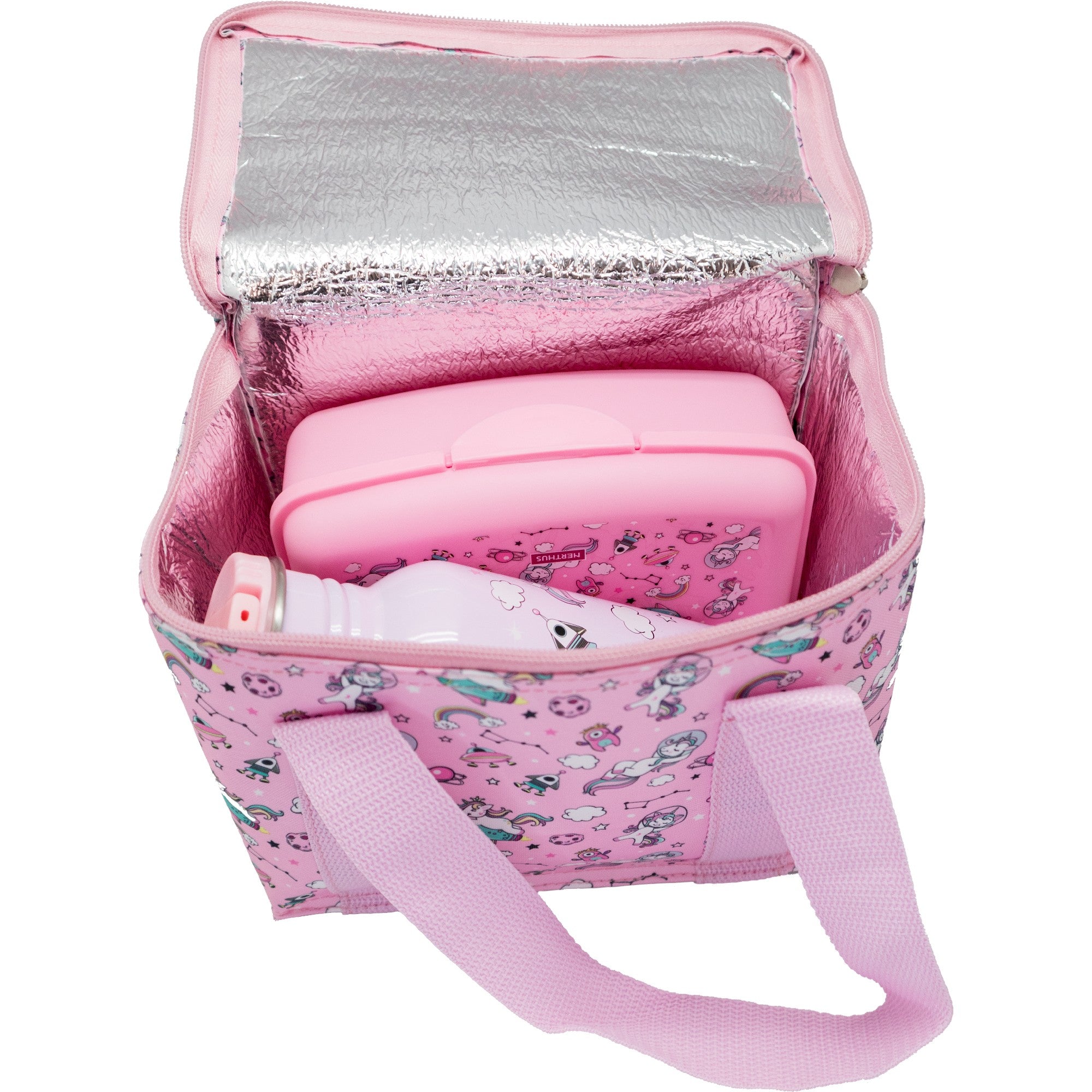 Bolsa Térmica Infantil para Almuerzo Reutilizable Leones,Unicornios,Dinosaurios,Espacio
