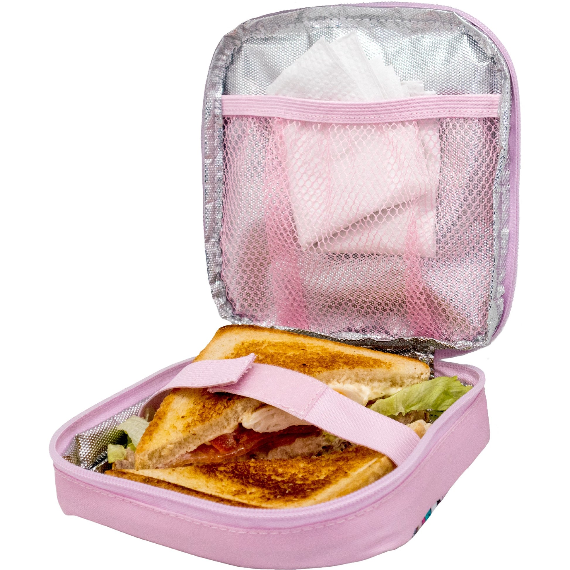 Bolsa Isotérmica para Sándwich Infantil Leones,Unicornios,Dinosaurios,Espacio,Fútbol,Coches