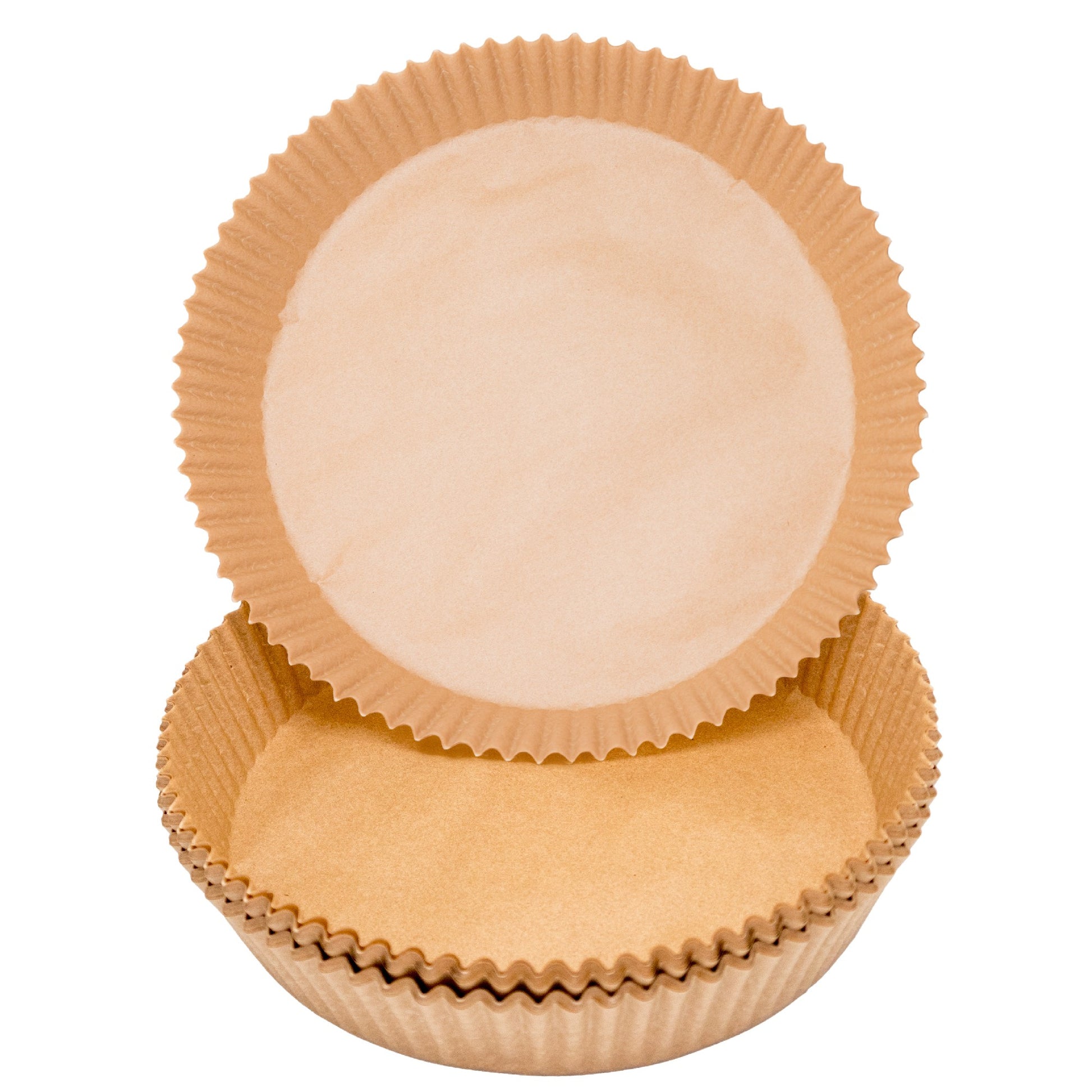Bandeja de Papel Redonda para Freidora de Aire – 20x20 cm, 100 Piezas