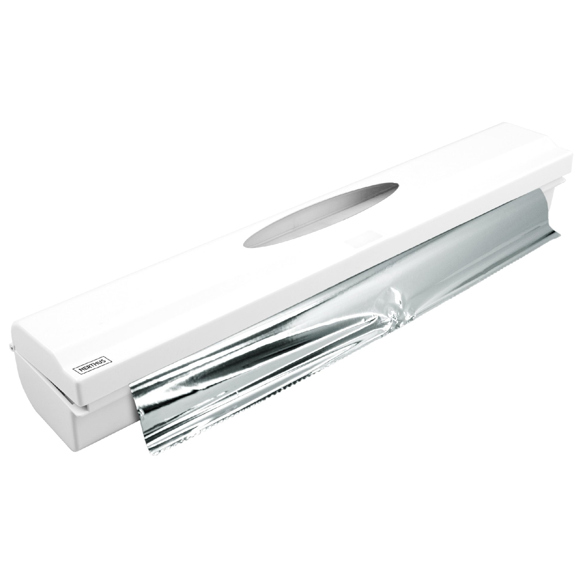 Portarrollos individual para film o papel de aluminio Blanco