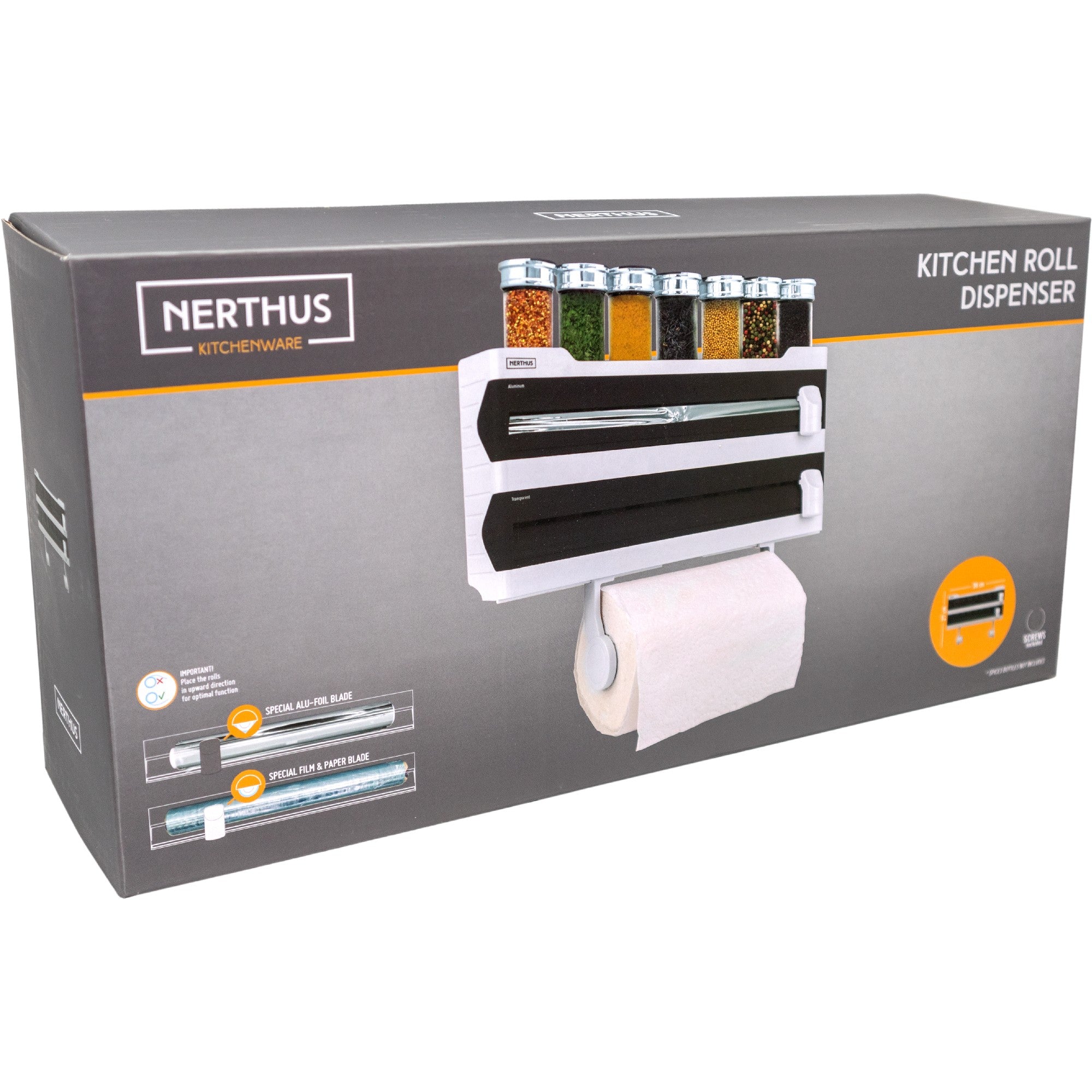 Portarrollos de Pared con Dispensador Triple