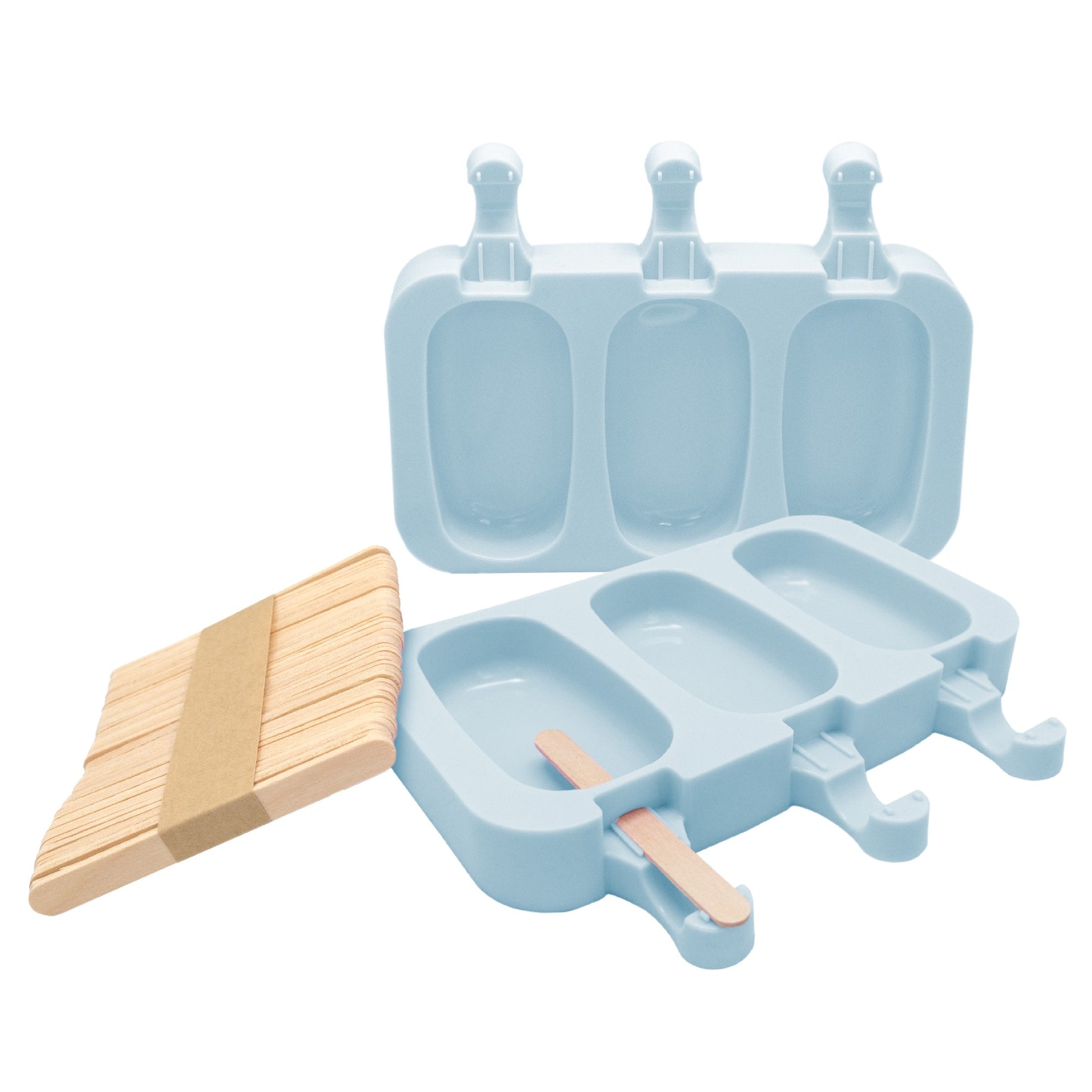 Moldes de Silicona para Helado + 50 Palitos