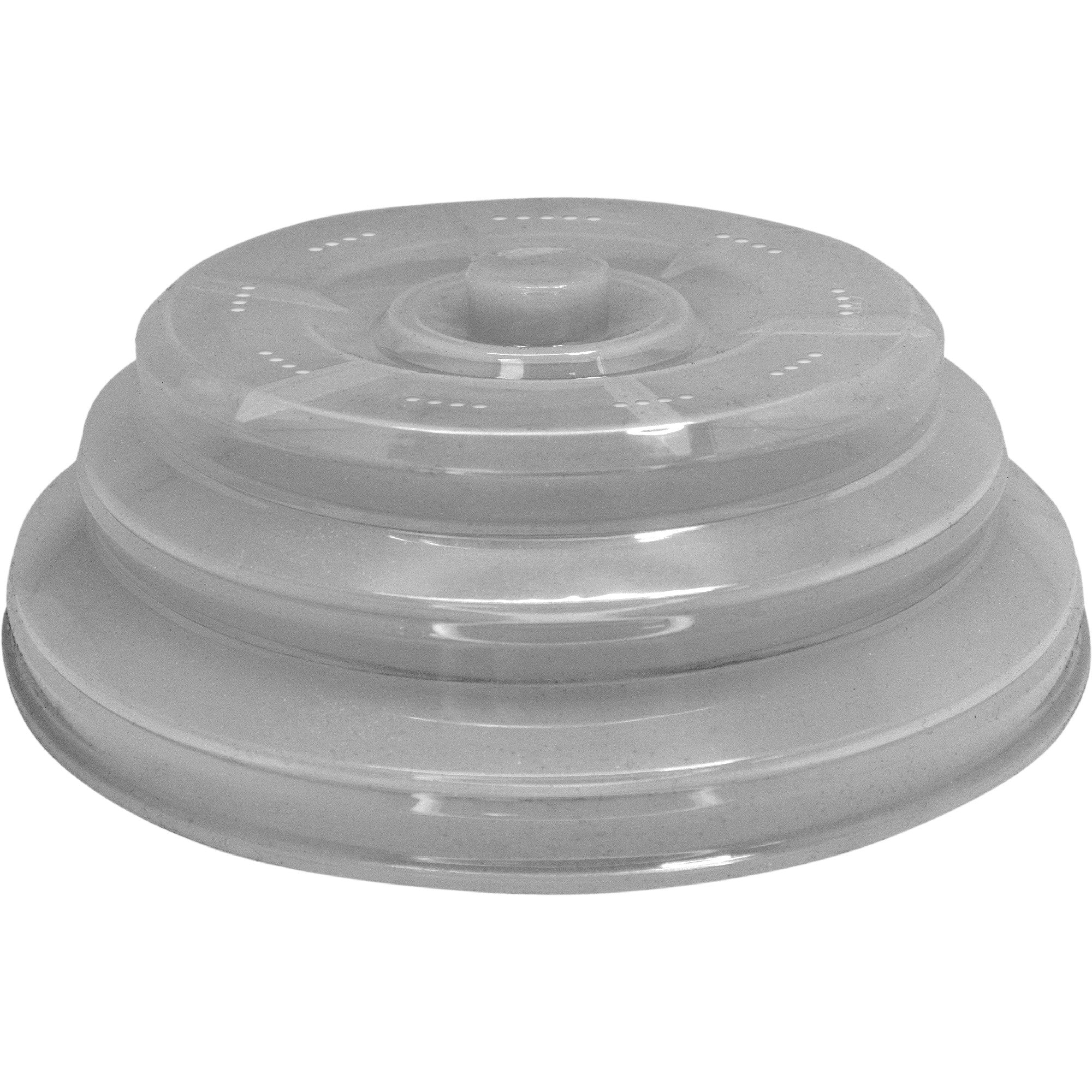 Tapa de silicona plegable para microondas transparente