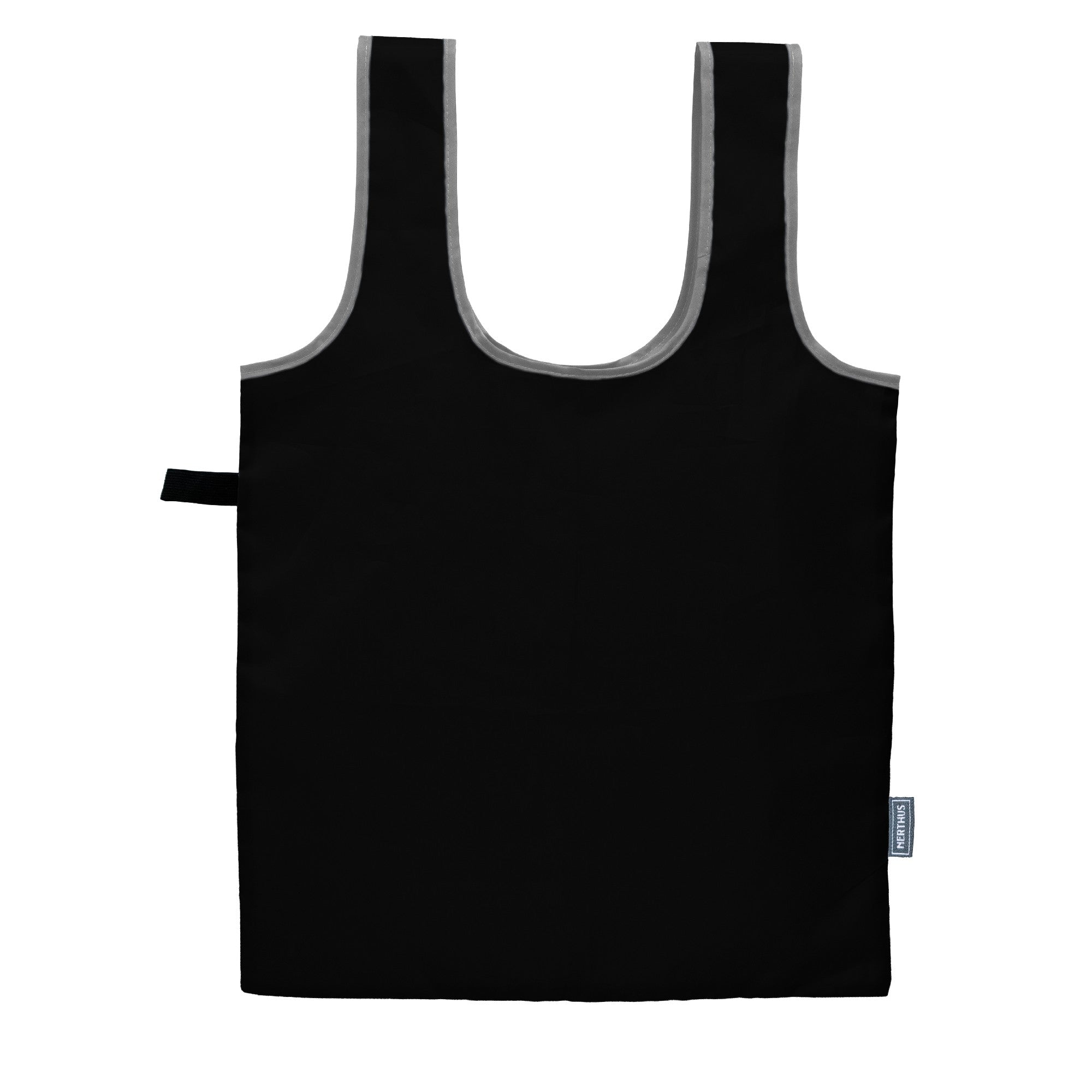 Bolsa de Compra Plegable con Cierre Elástico Negro,Gris,Azul,Azul marino,Verde,Rojo
