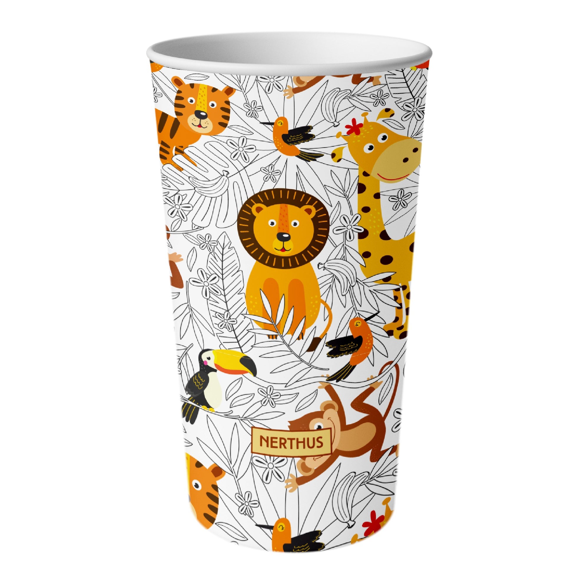 Vaso Infantil 250 ml Libre de BPA Leones