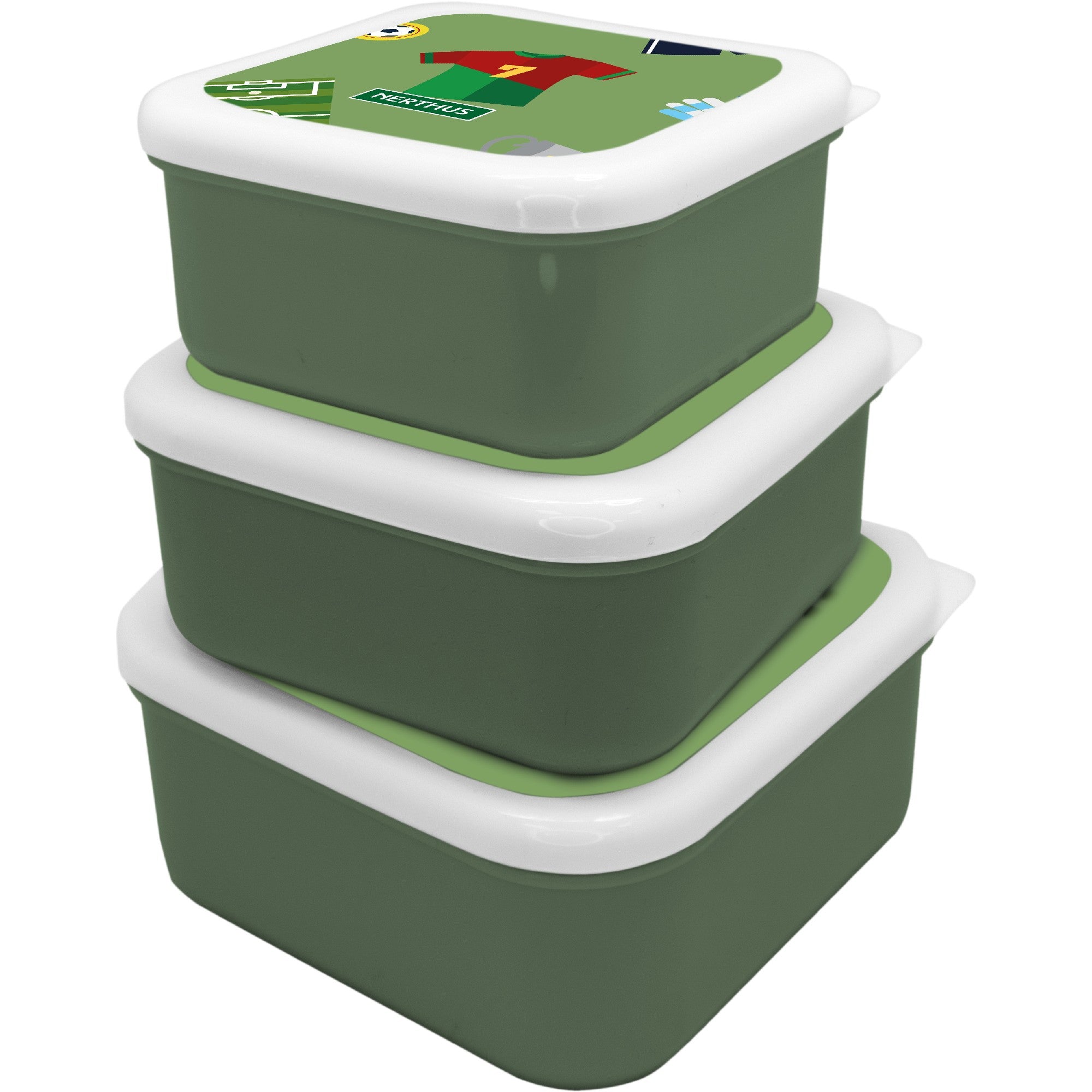 Set Fiambreras Infantiles Apilables Leones,Unicornios,Dinosaurios,Espacio,Fútbol,Coches