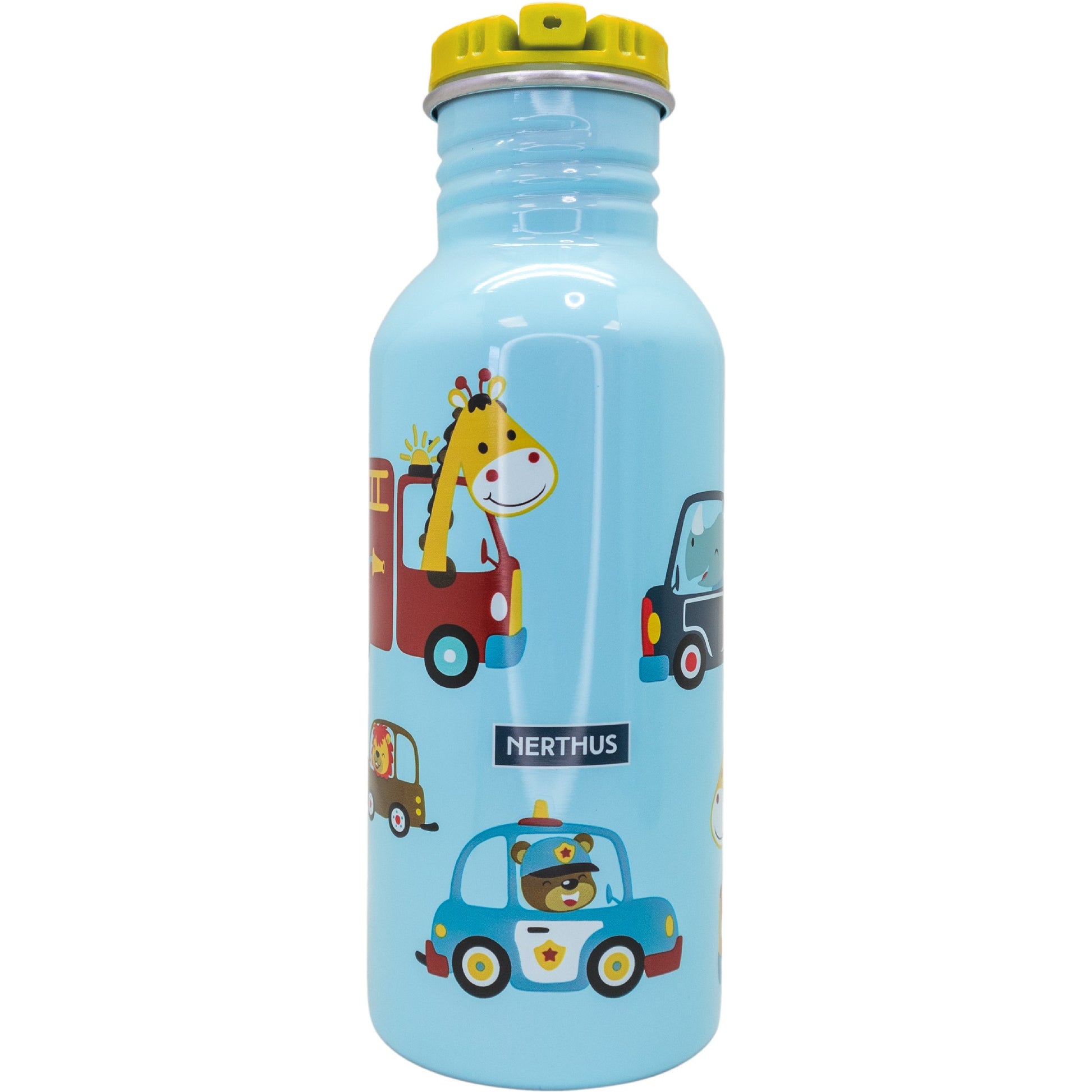 Botella Infantil Aluminio Ultraligera 500 ml Coches