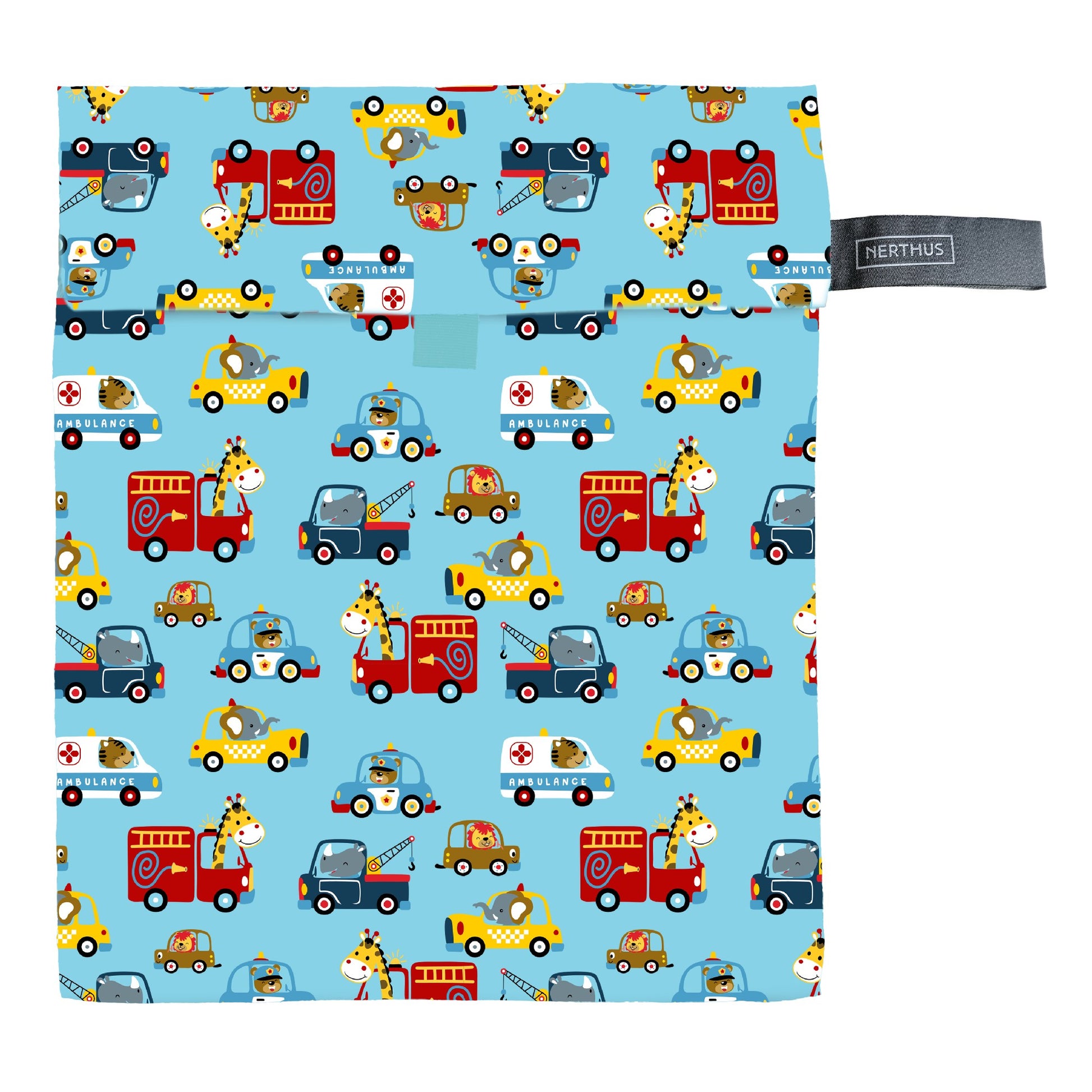 Bolsa Isotérmica Infantil Reutilizable Almuerzo Coches