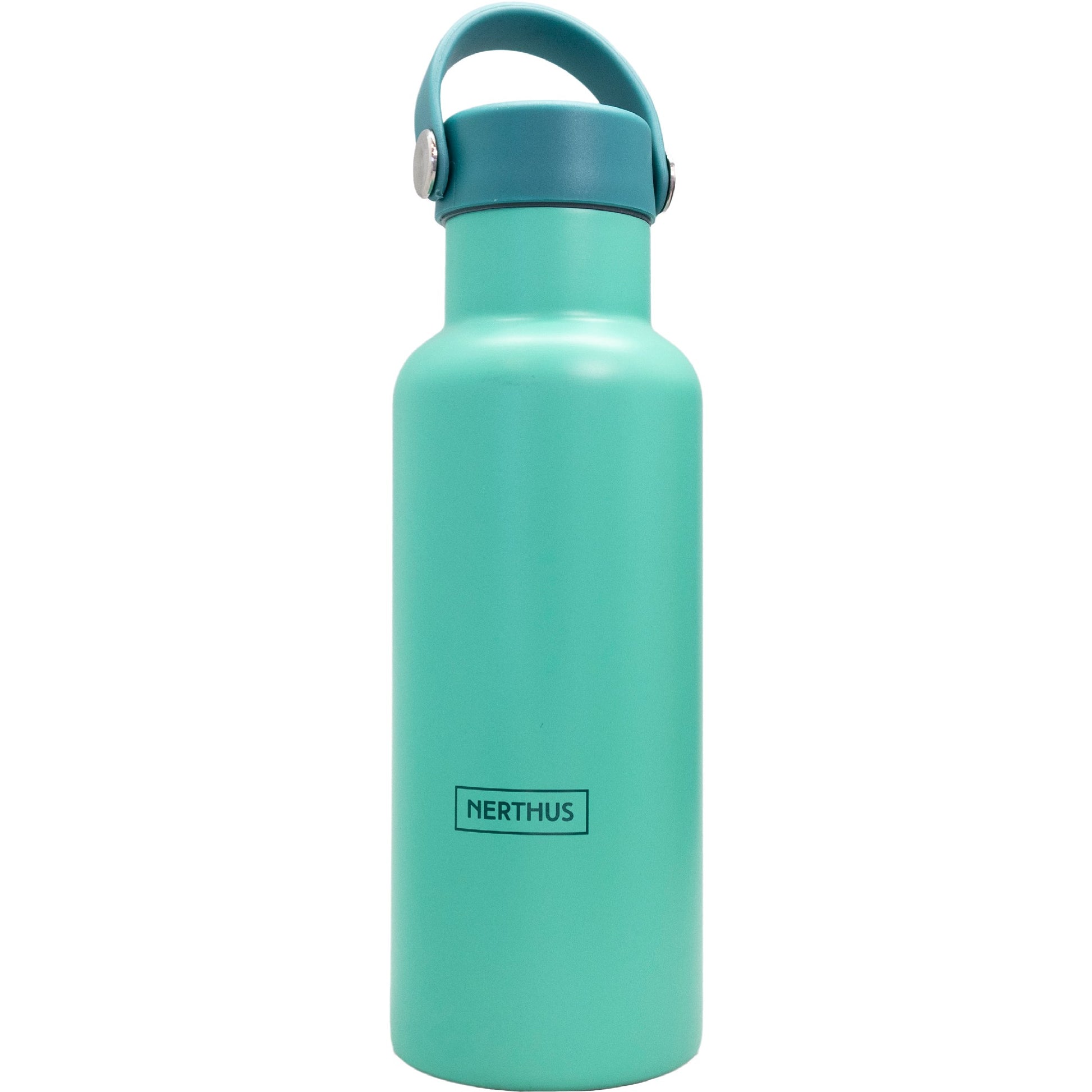 Botella Sport con Tapón Asa Turquesa / 500 ml