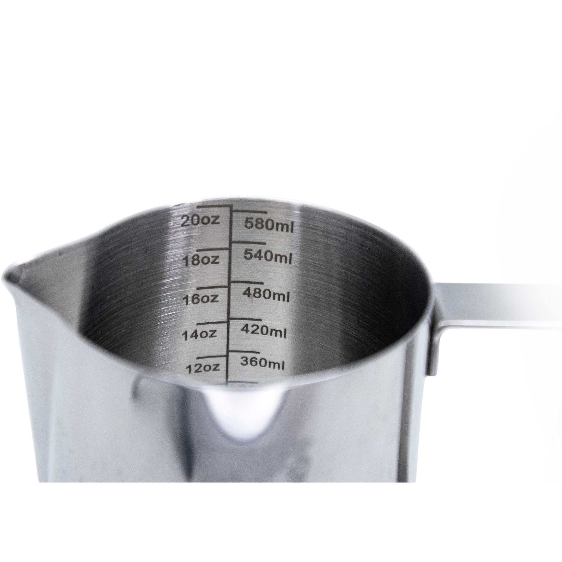 Jarra de leche de acero inoxidable para espumar leche 350 ml,600 ml