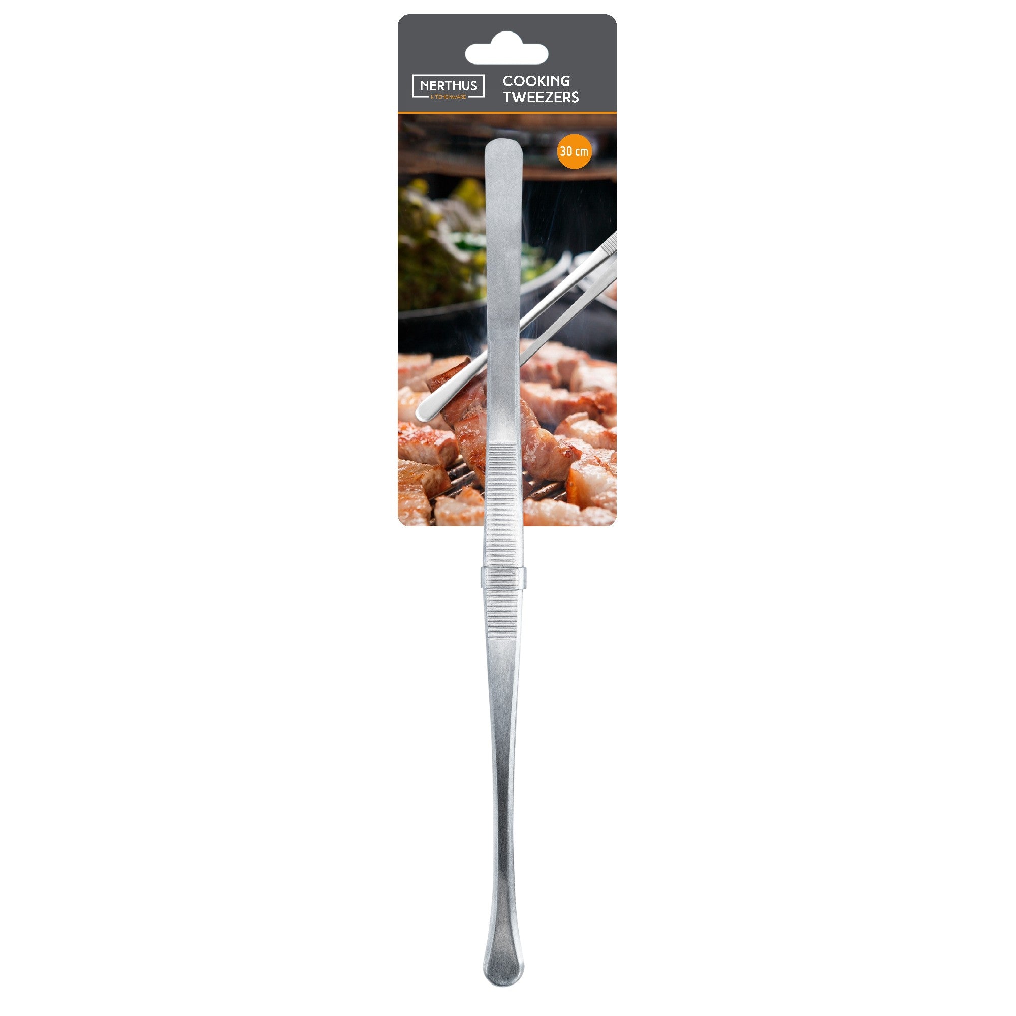 Pinza Recta de Cocina en Acero Inoxidable – 30 cm