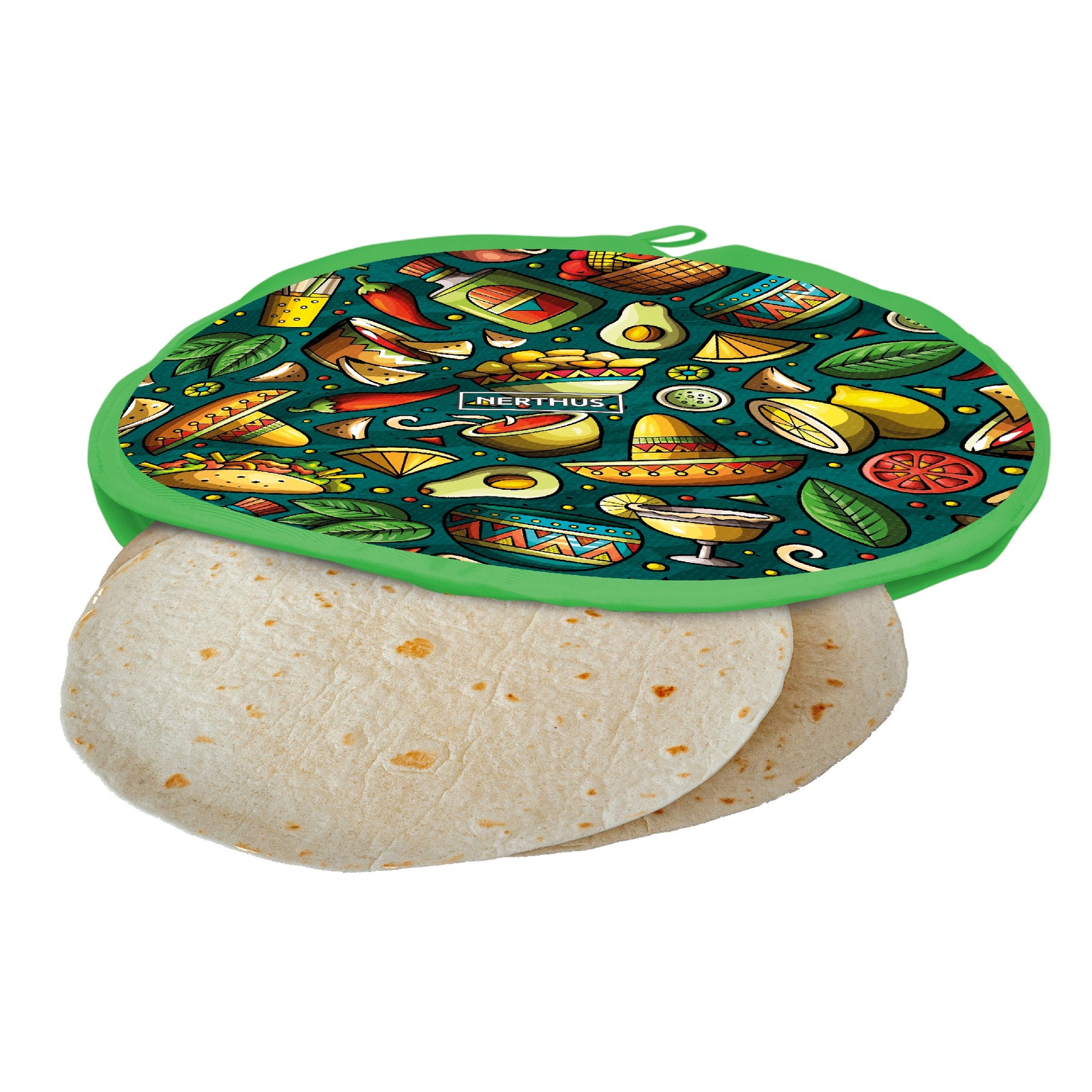Calentador térmico para tortillas y tacos para microondas Mariachi,Mexicano