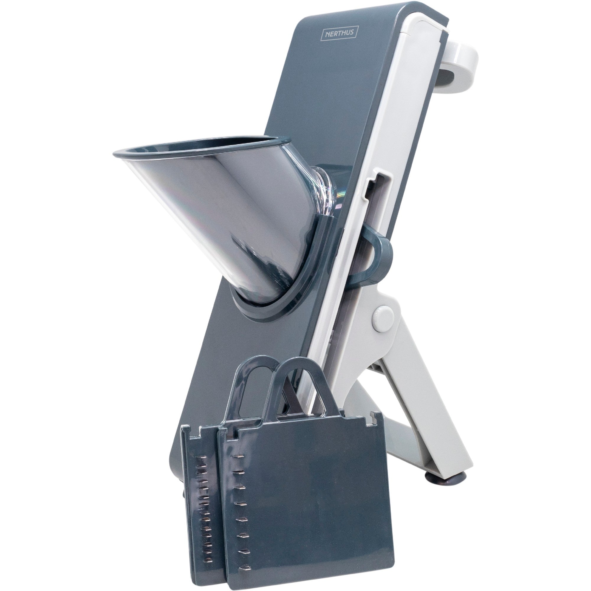 Guillotina vertical de cocina con 3 cuchillas intercambiables