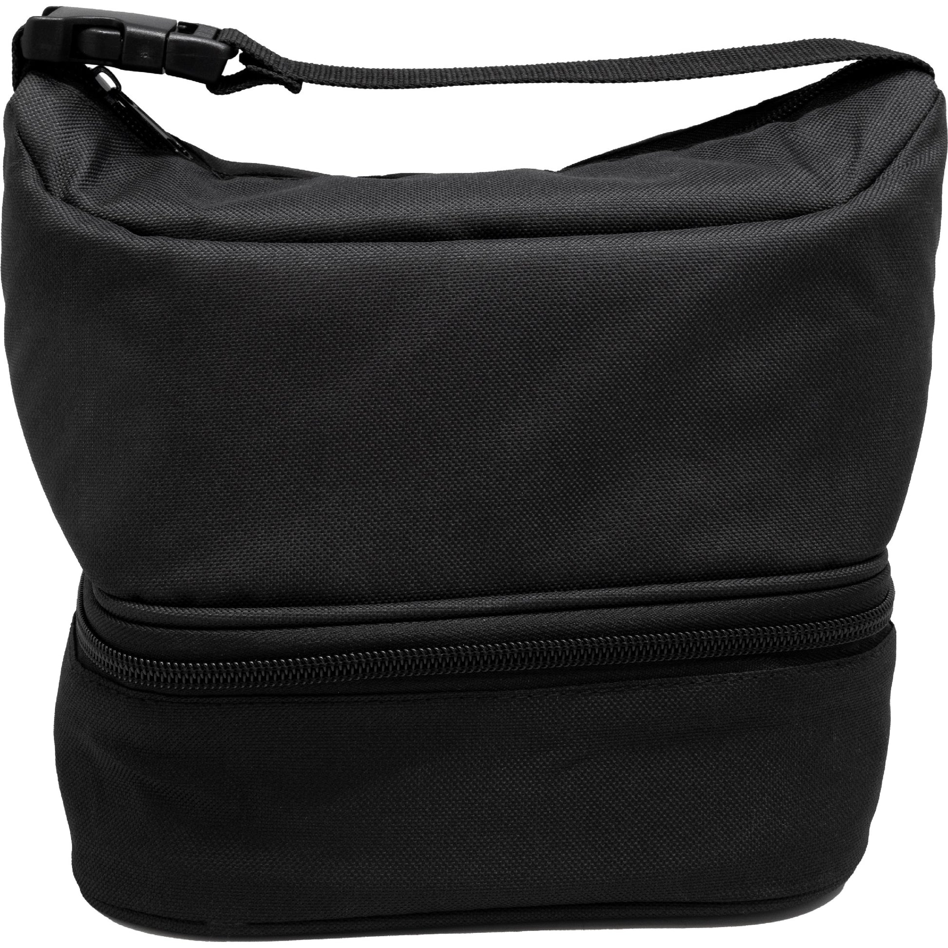 Bolsa Térmica Porta Alimentos con 2 Compartimentos – 4 Colores Negro
