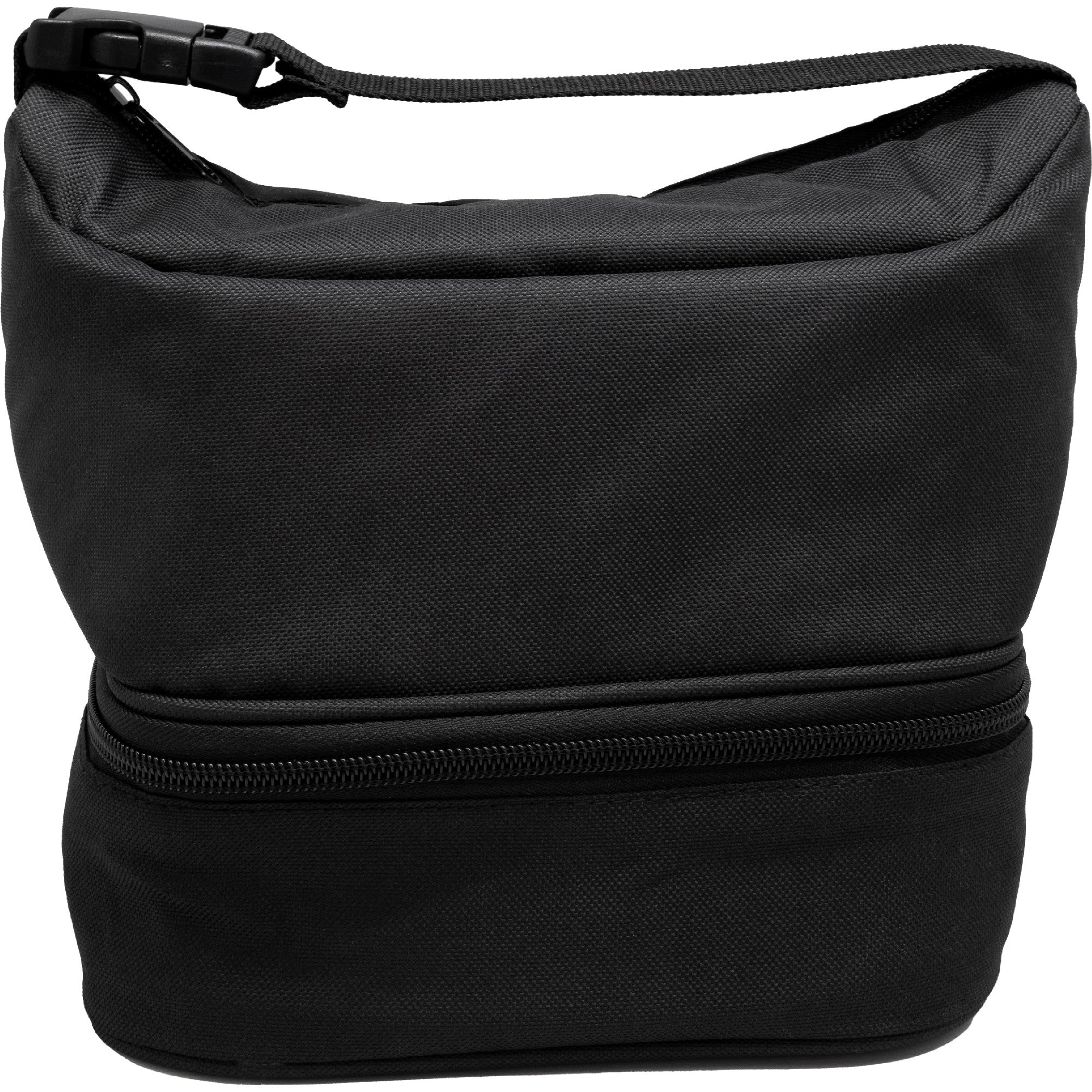 Bolsa Térmica Porta Alimentos con 2 Compartimentos – 4 Colores Negro