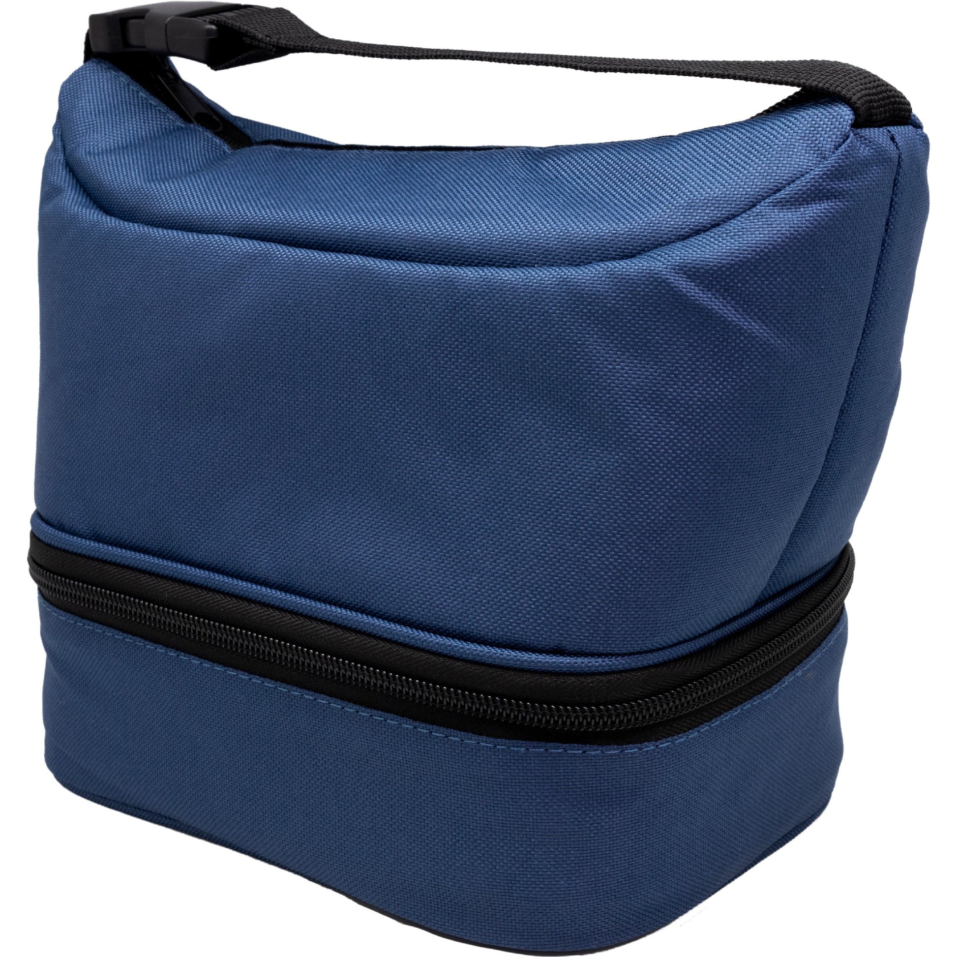 Bolsa Térmica Porta Alimentos con 2 Compartimentos – 4 Colores Negro,Azul,Verde,Granate