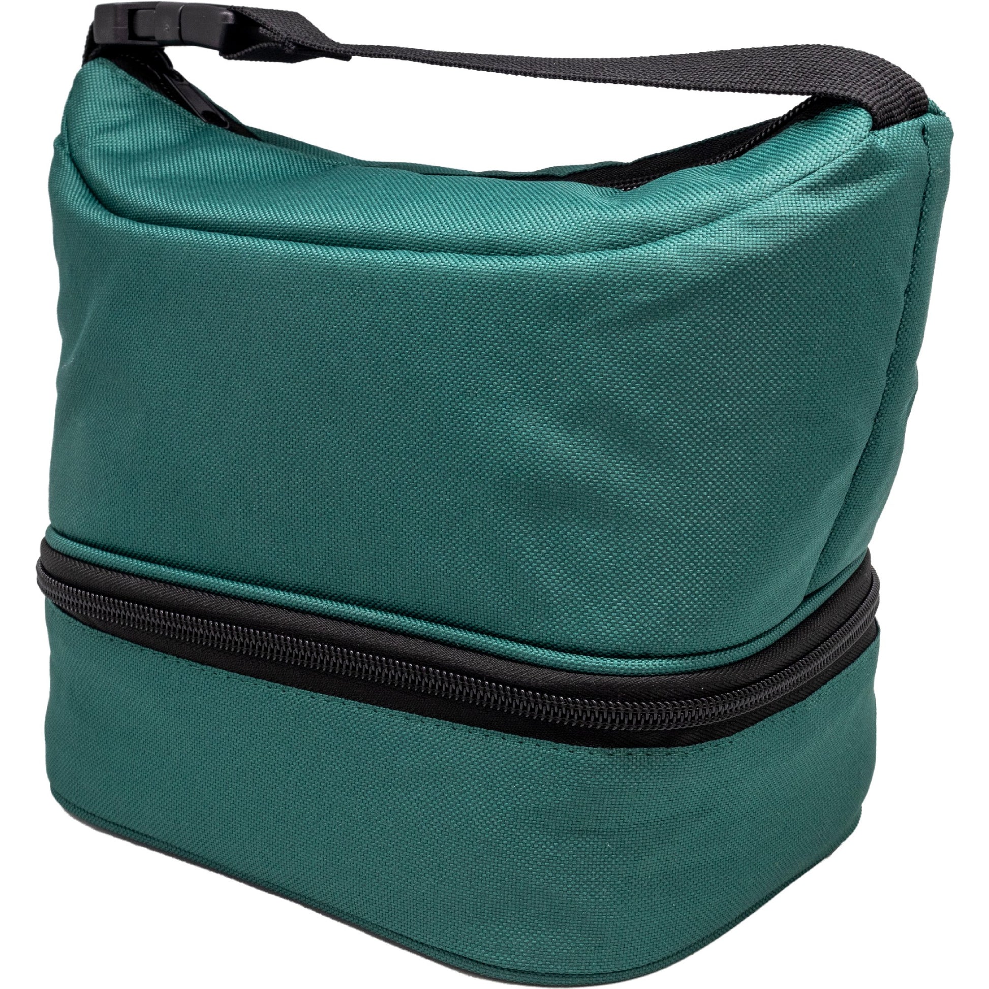 Bolsa Térmica Porta Alimentos con 2 Compartimentos – 4 Colores Negro,Azul,Verde,Granate