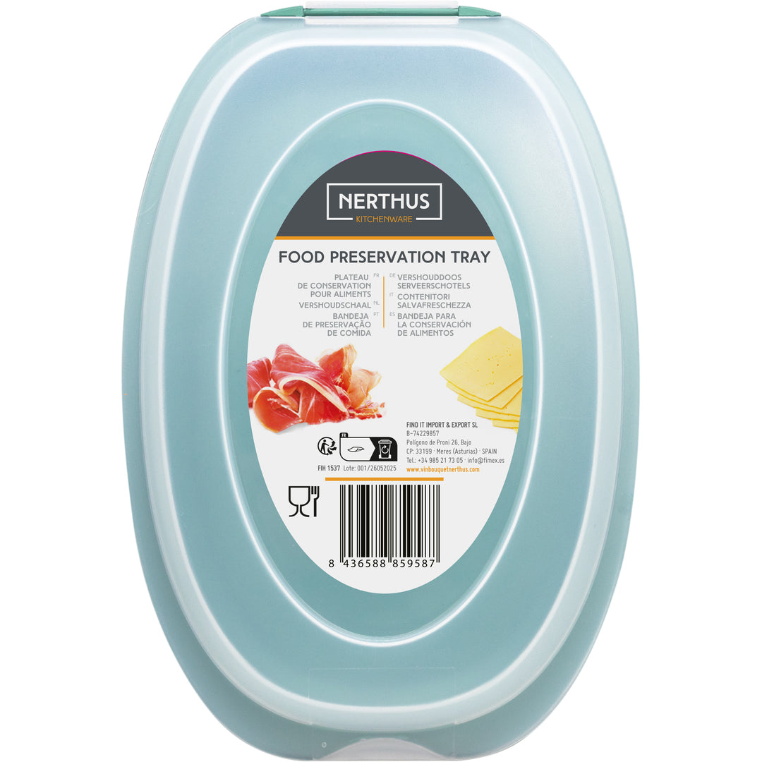Bandeja Hermética para Conservación de Alimentos