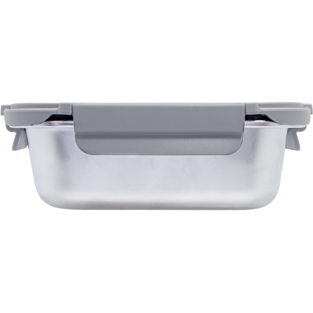 Fiambrera de Acero Inoxidable con Tapa de Cristal – Apta Microondas